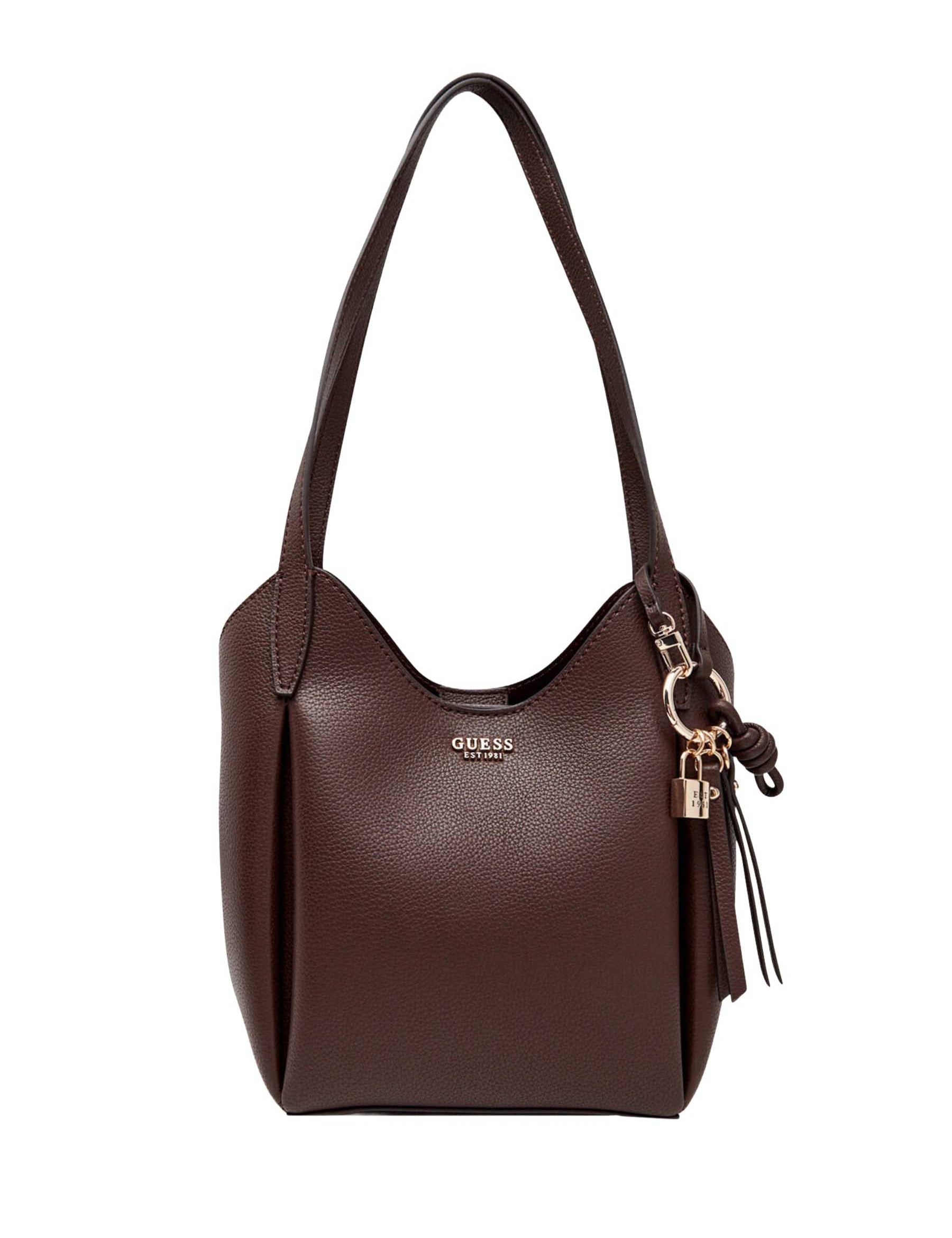 Borse a spalla Marrone Guess