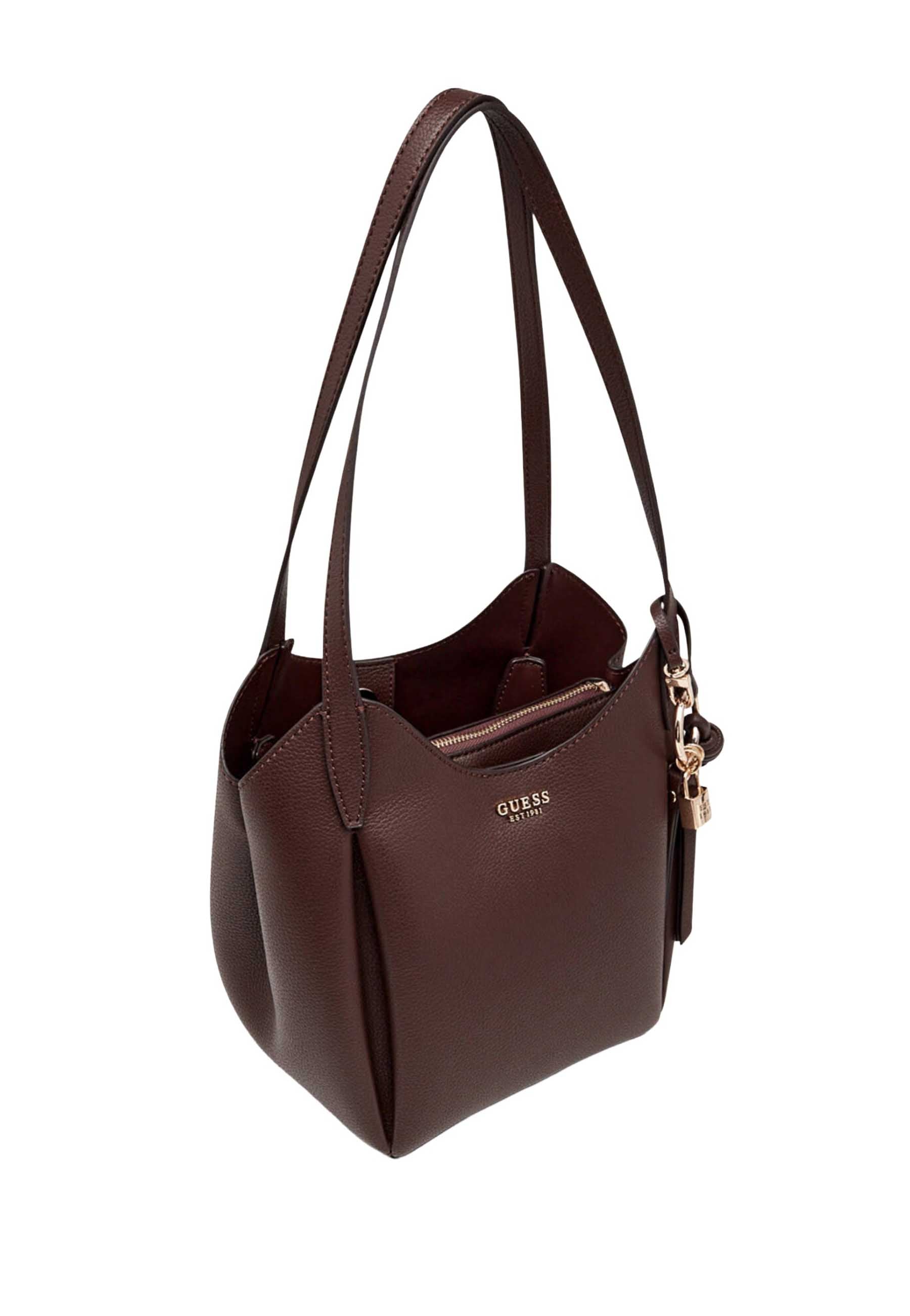 Borse a spalla Marrone Guess