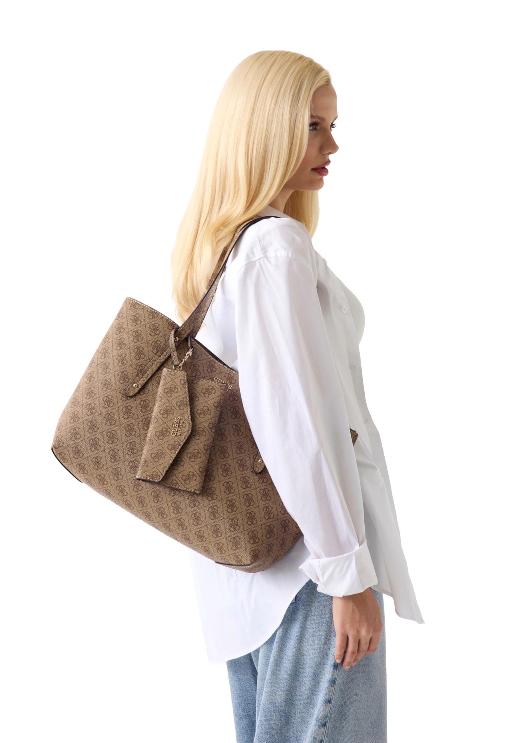 Shopper Marrone Guess