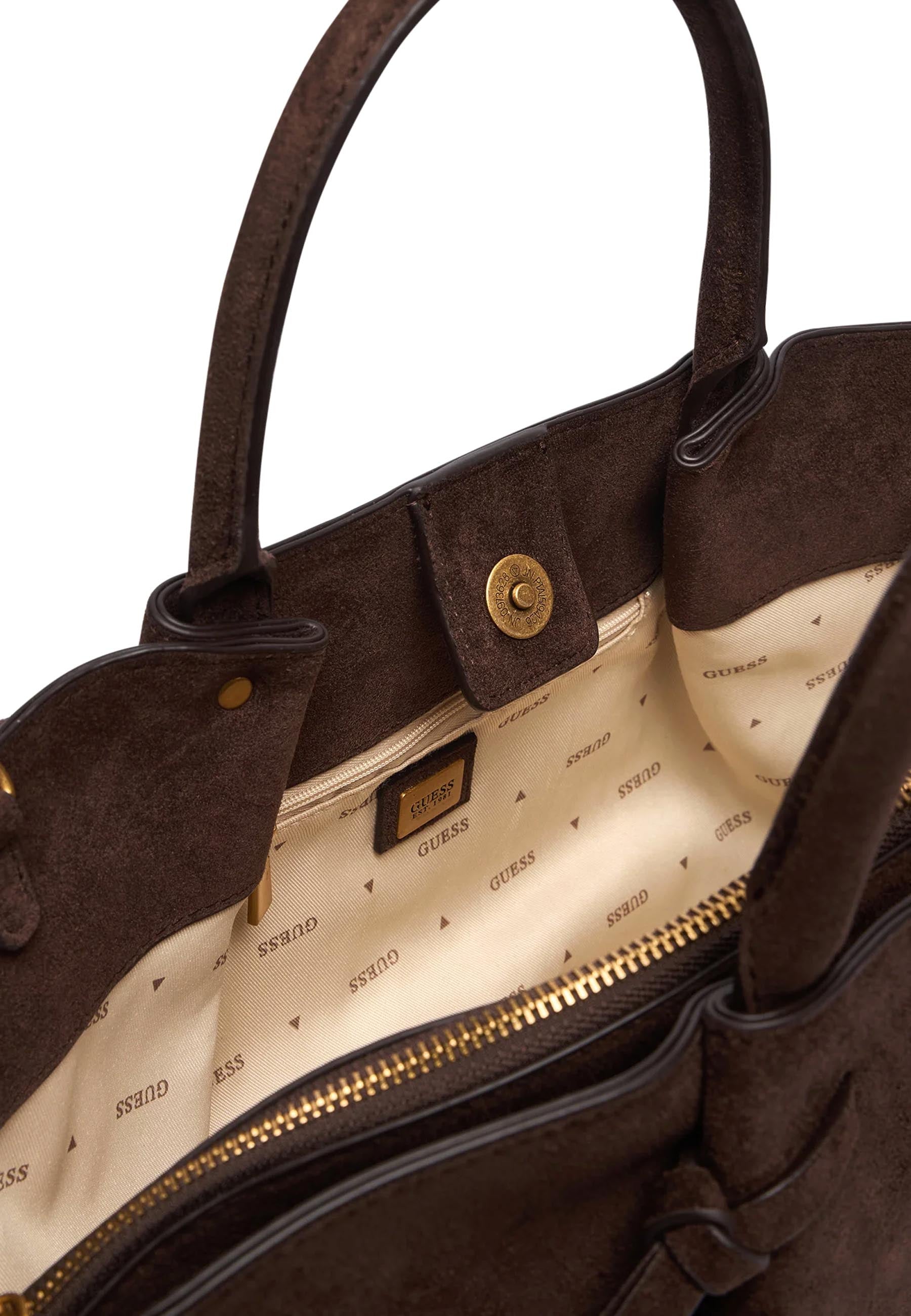 Borse a mano Marrone Scuro Guess