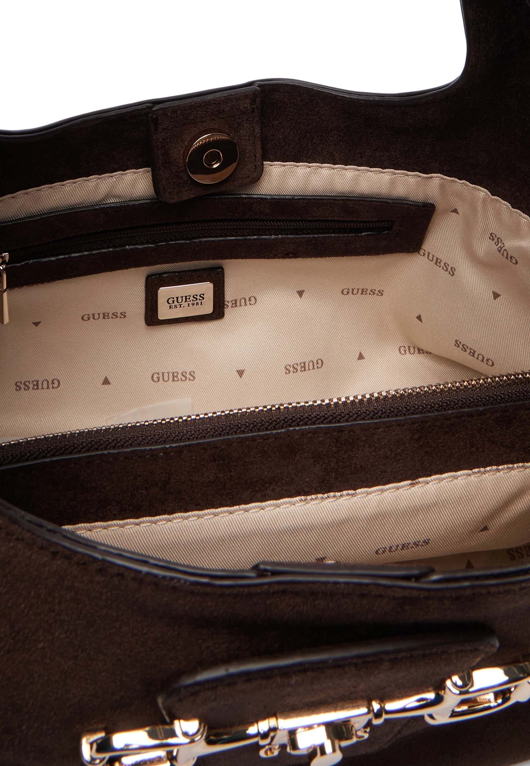 Borse a spalla Marrone Guess