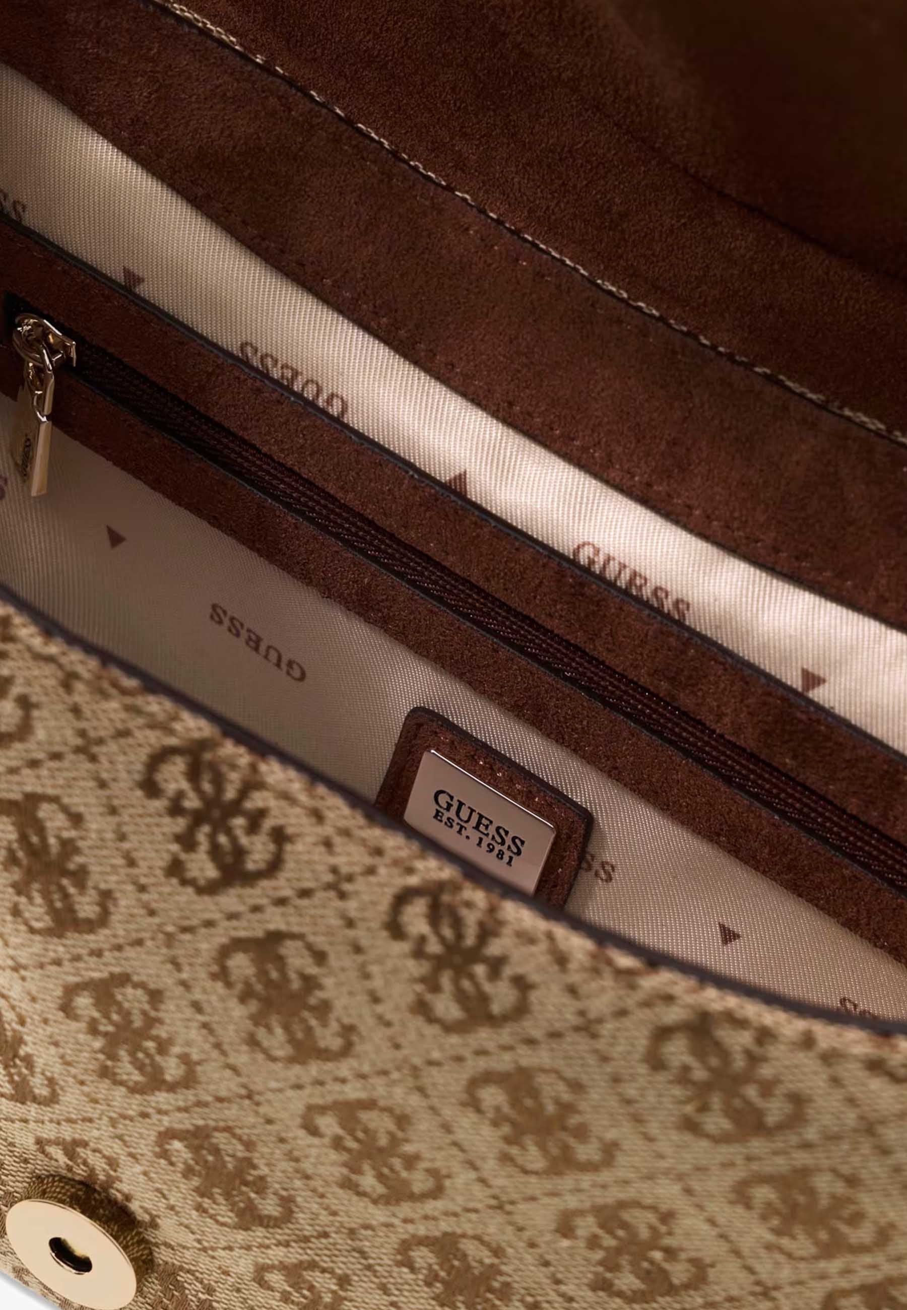 Borse a spalla Marrone Guess
