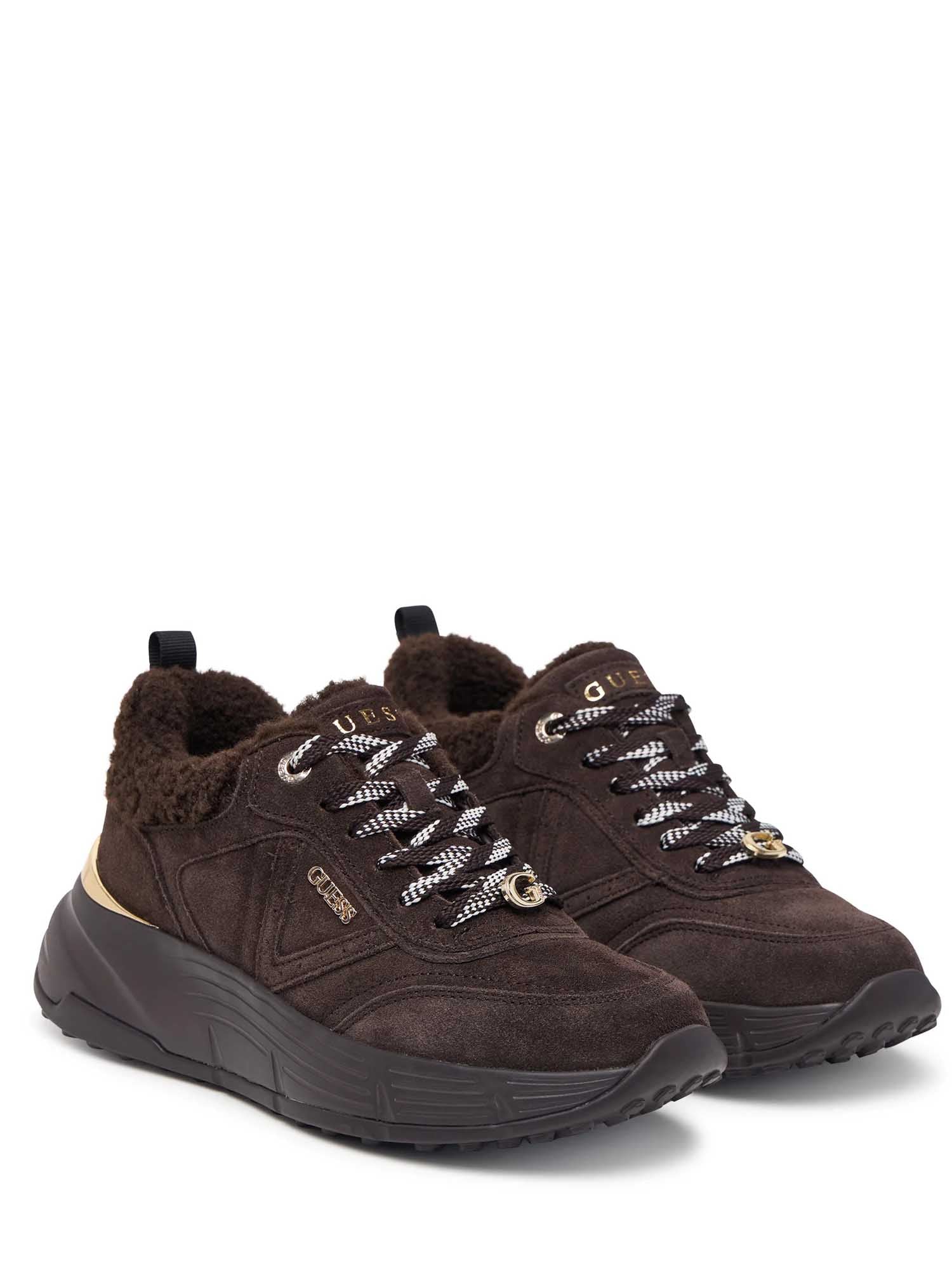 Sneakers Marrone Scuro Guess