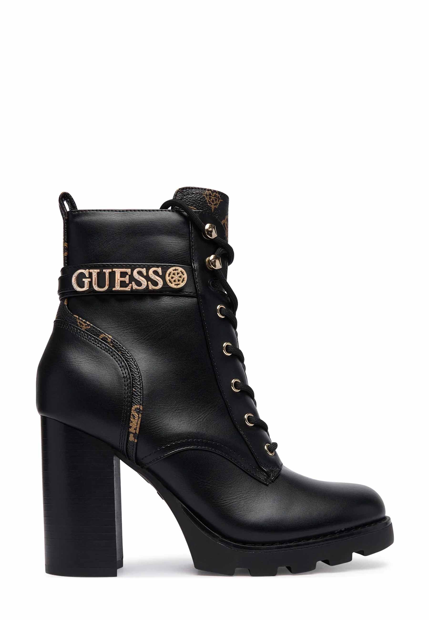 Stivaletti Nero Marrone Guess