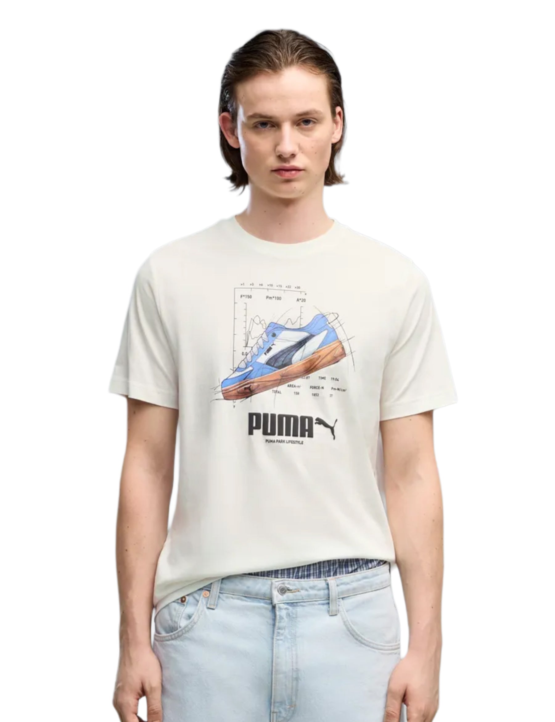 T-shirt Avorio Puma