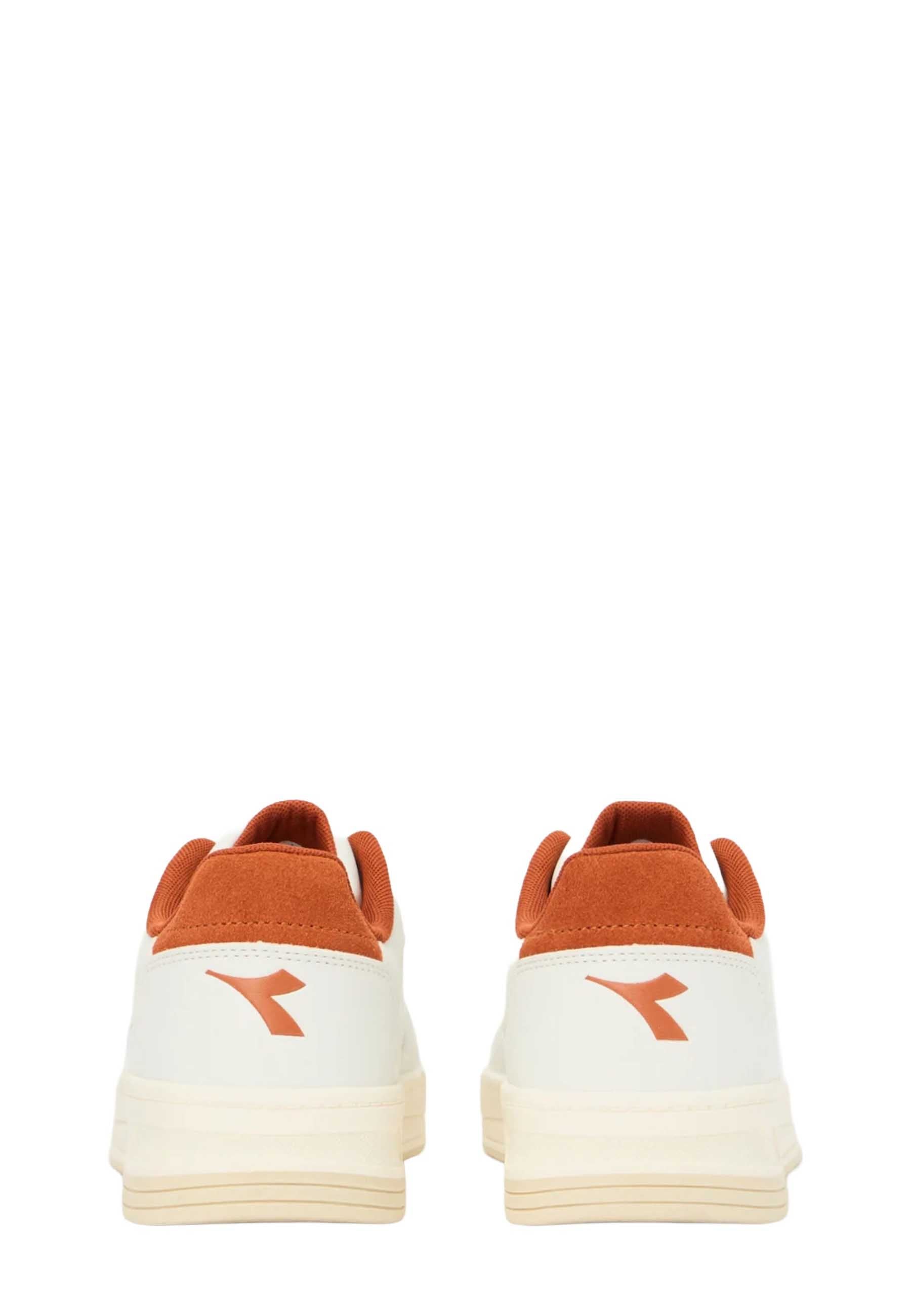 Sneakers Bianco Arancio Diadora
