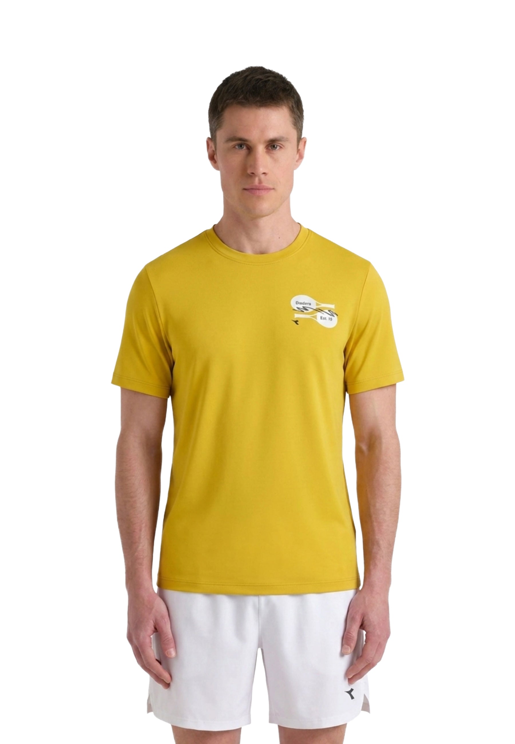 T-shirt Giallo Diadora