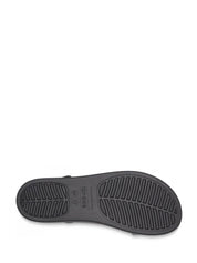 Sandali zeppa Nero Crocs