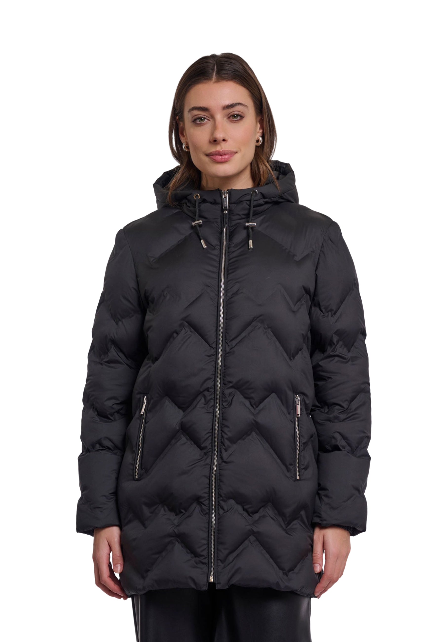 Piumini Nero Rino&pelle