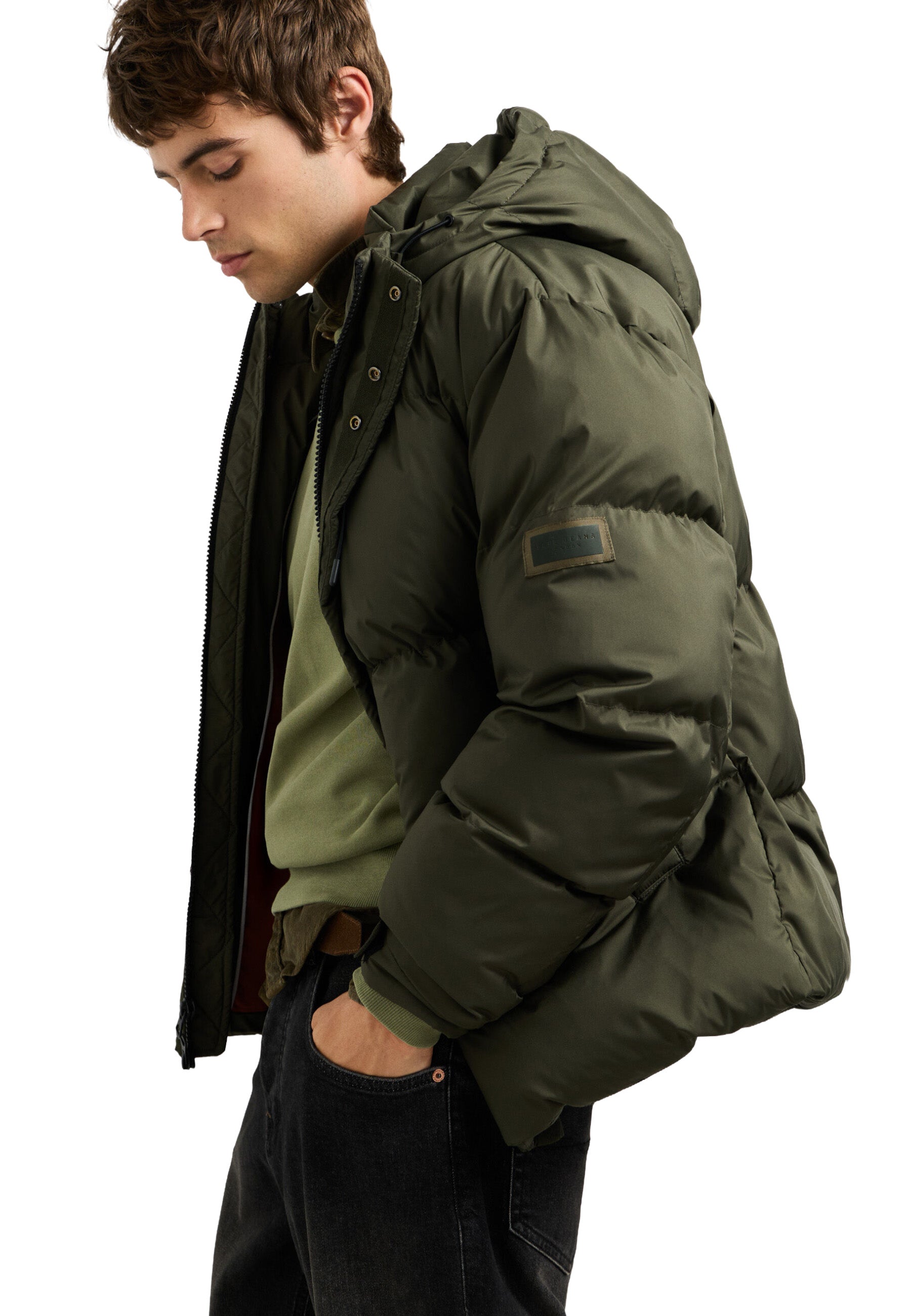 Piumini Verde Pepe Jeans