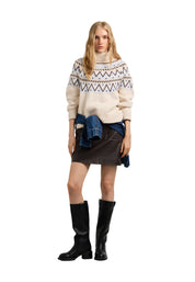 Maglia a collo alto Beige Pepe Jeans