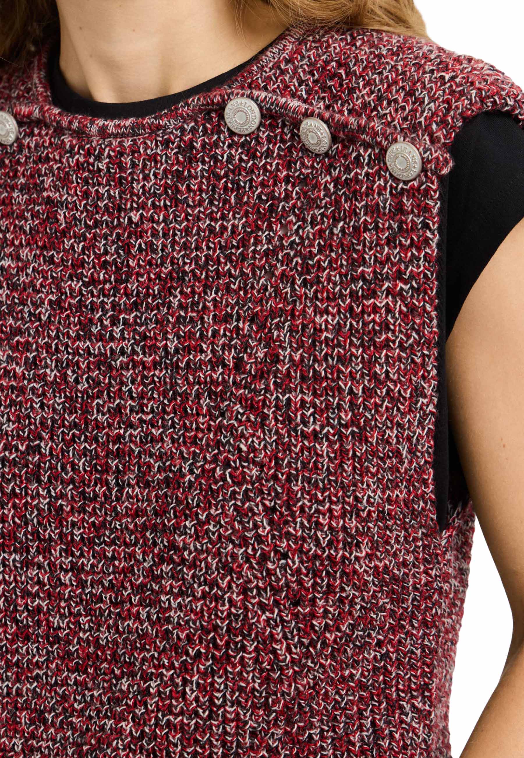 Gilet Rosso Pepe Jeans