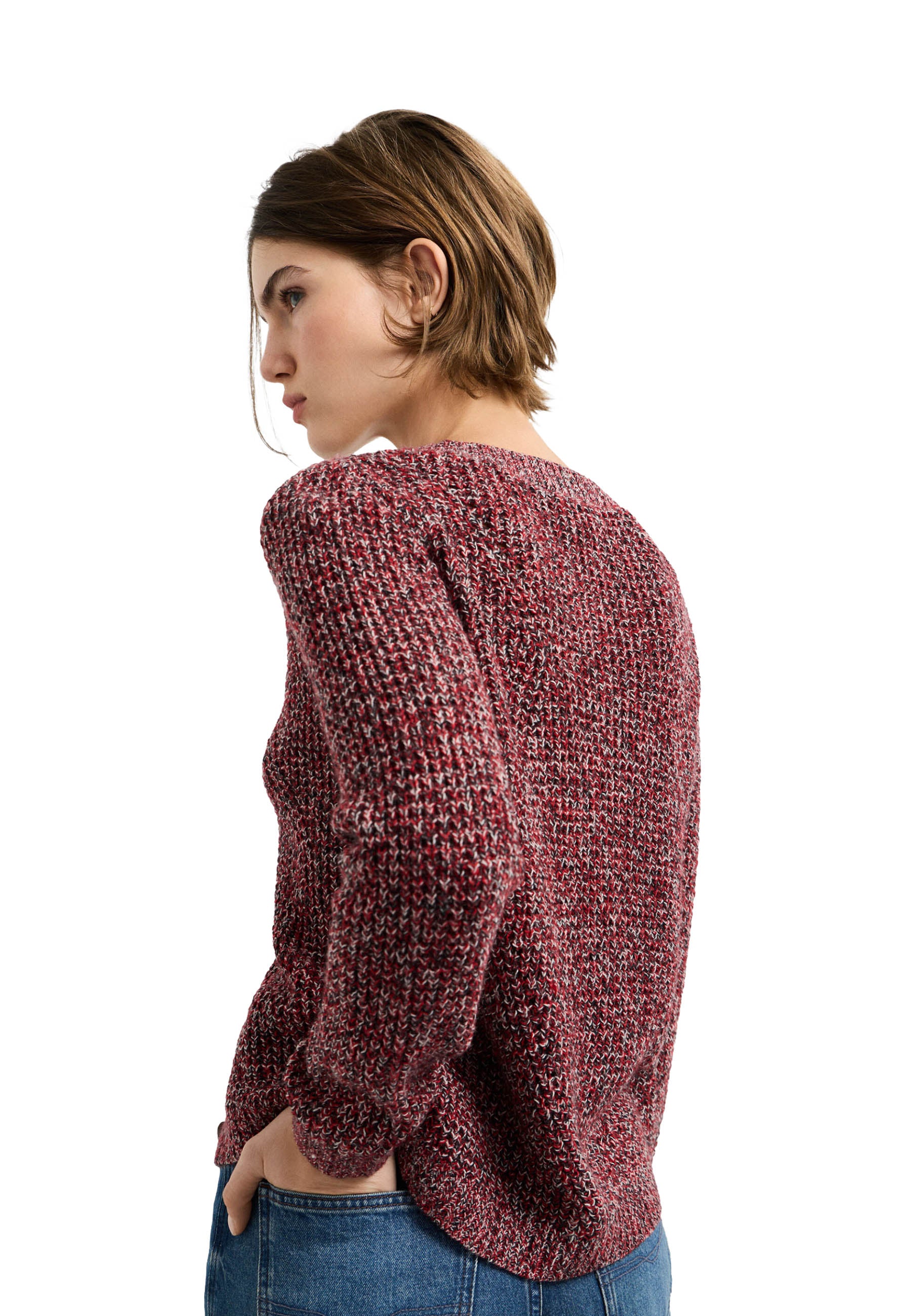 Cardigan Rosso Pepe Jeans