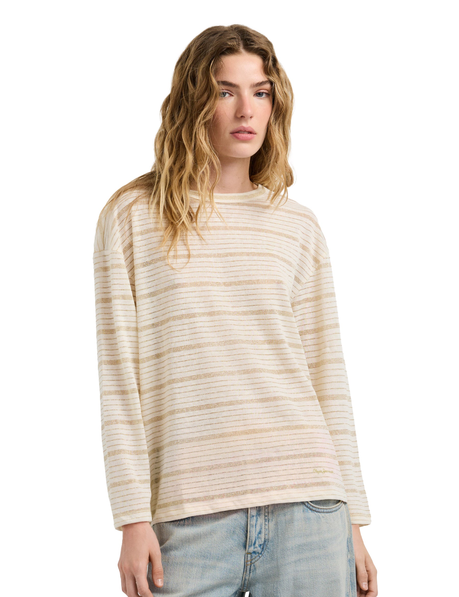 T-shirt Beige Pepe Jeans