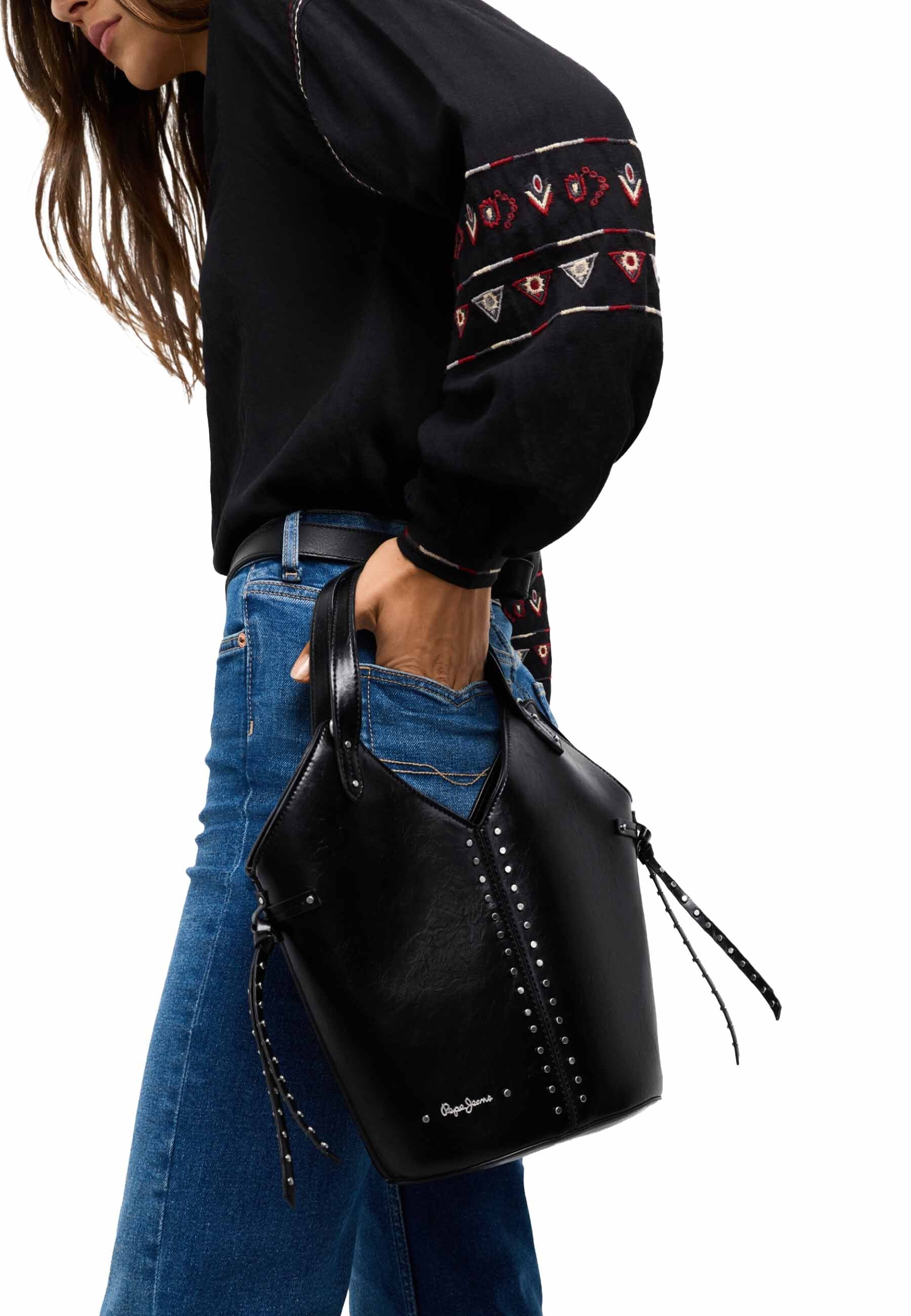 Tracolla Nero Pepe Jeans