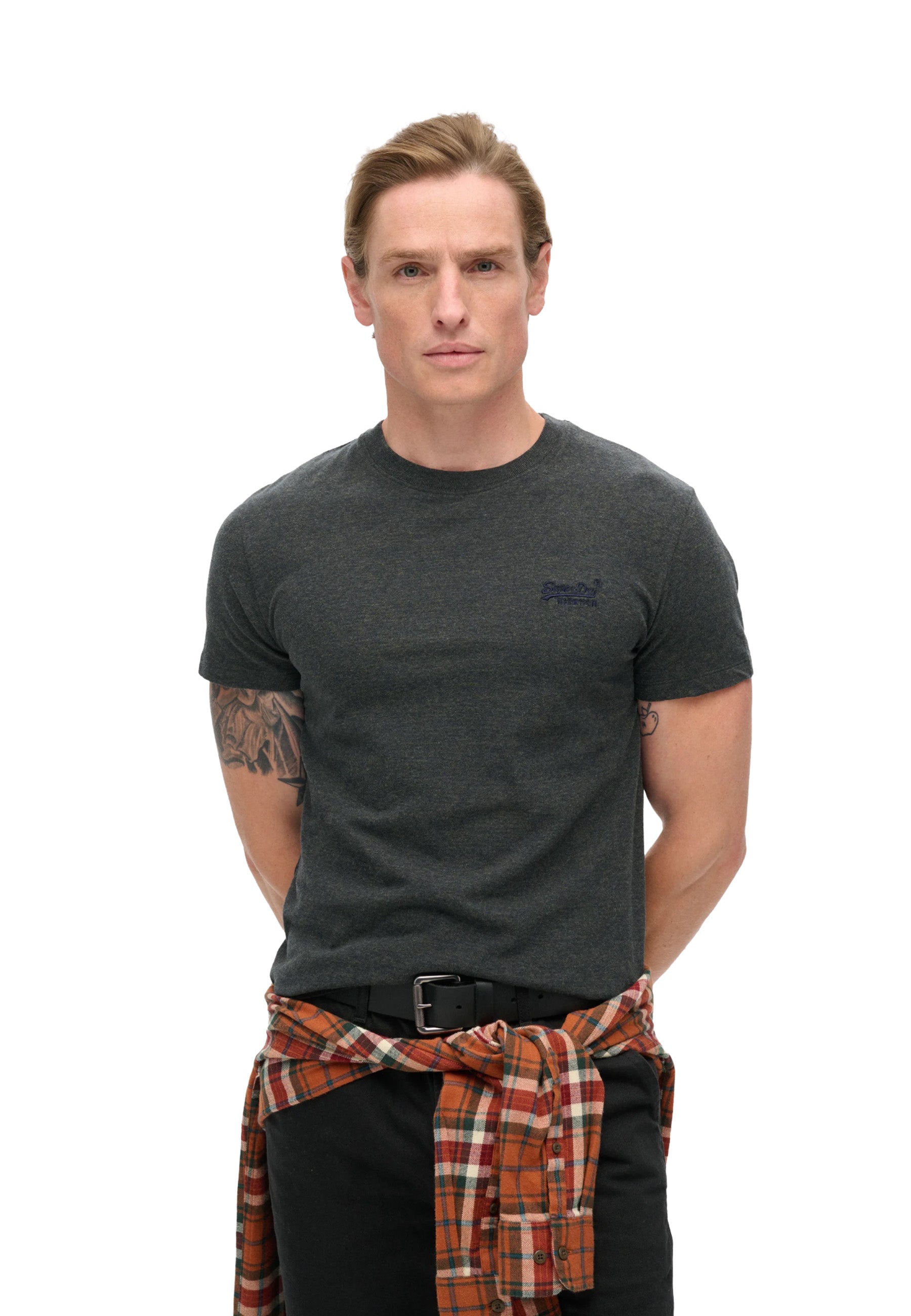 T-shirt Grigio Superdry