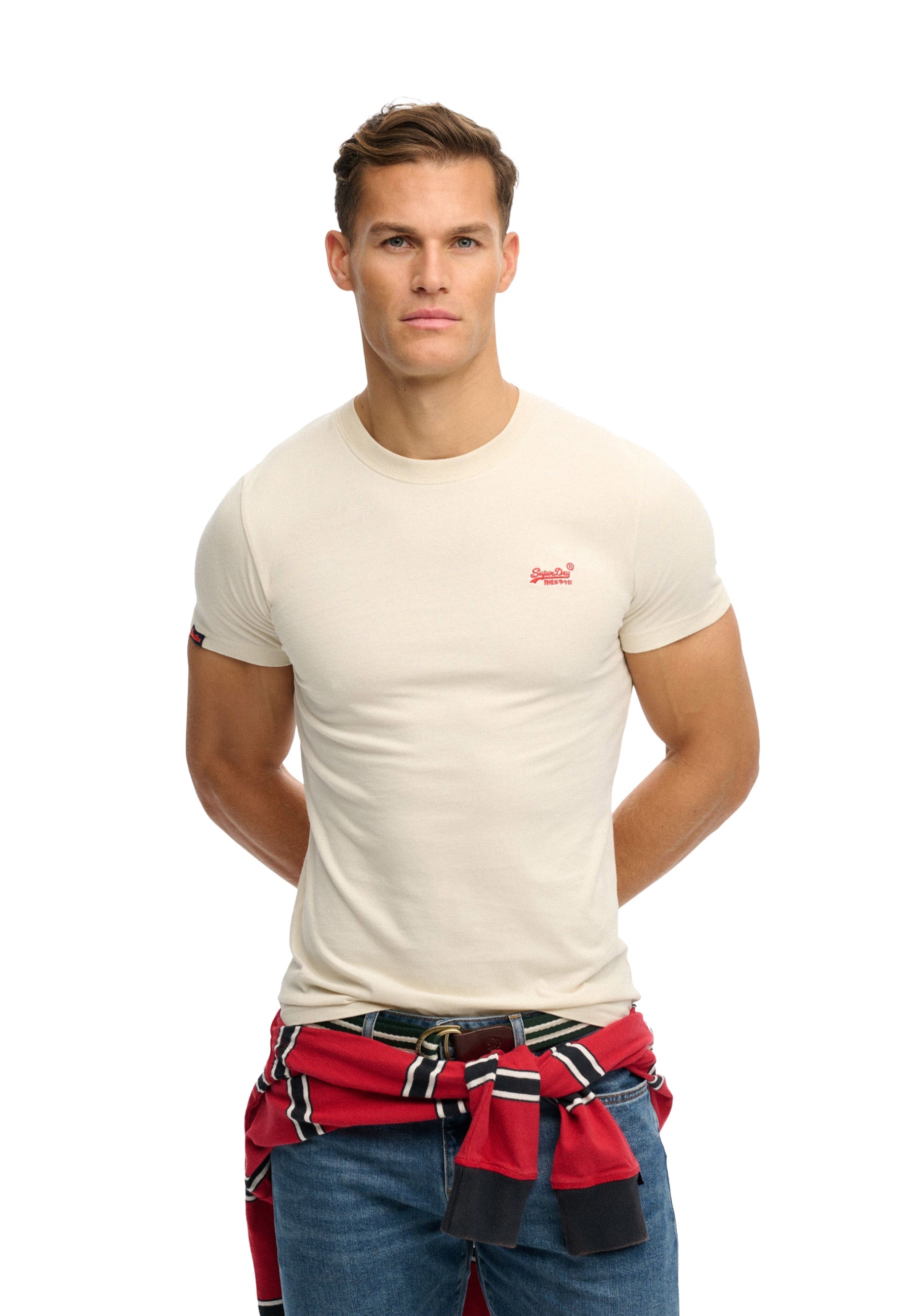 T-shirt Beige Superdry