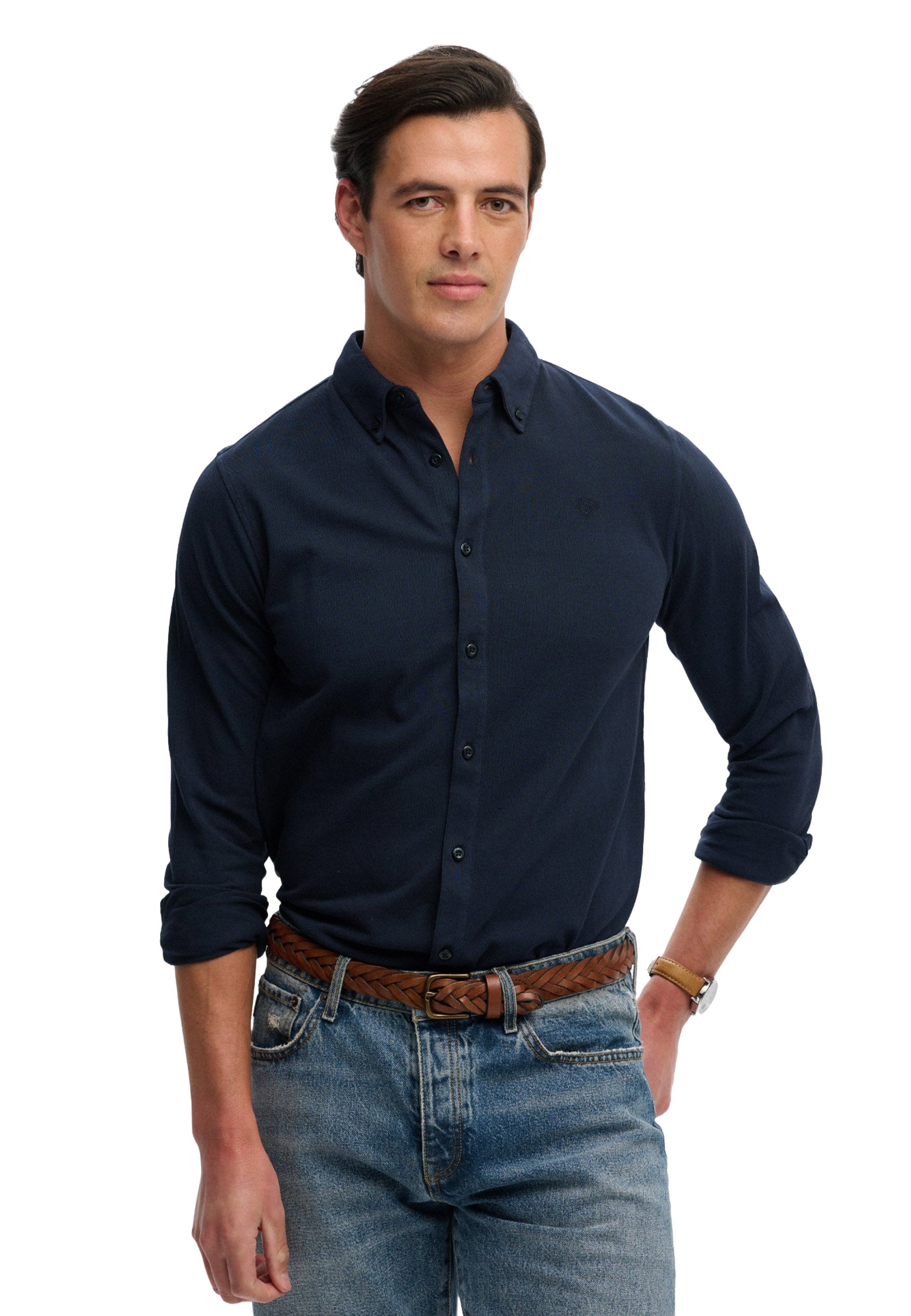 Camicie Blu Superdry