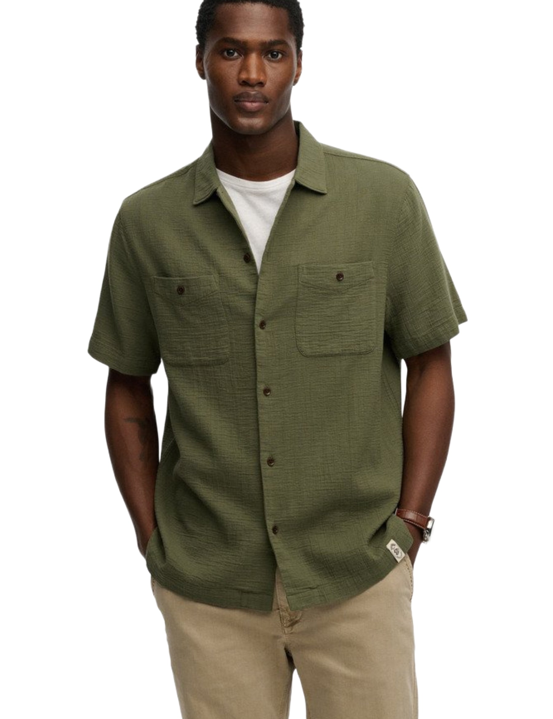 Camicie Verde Superdry