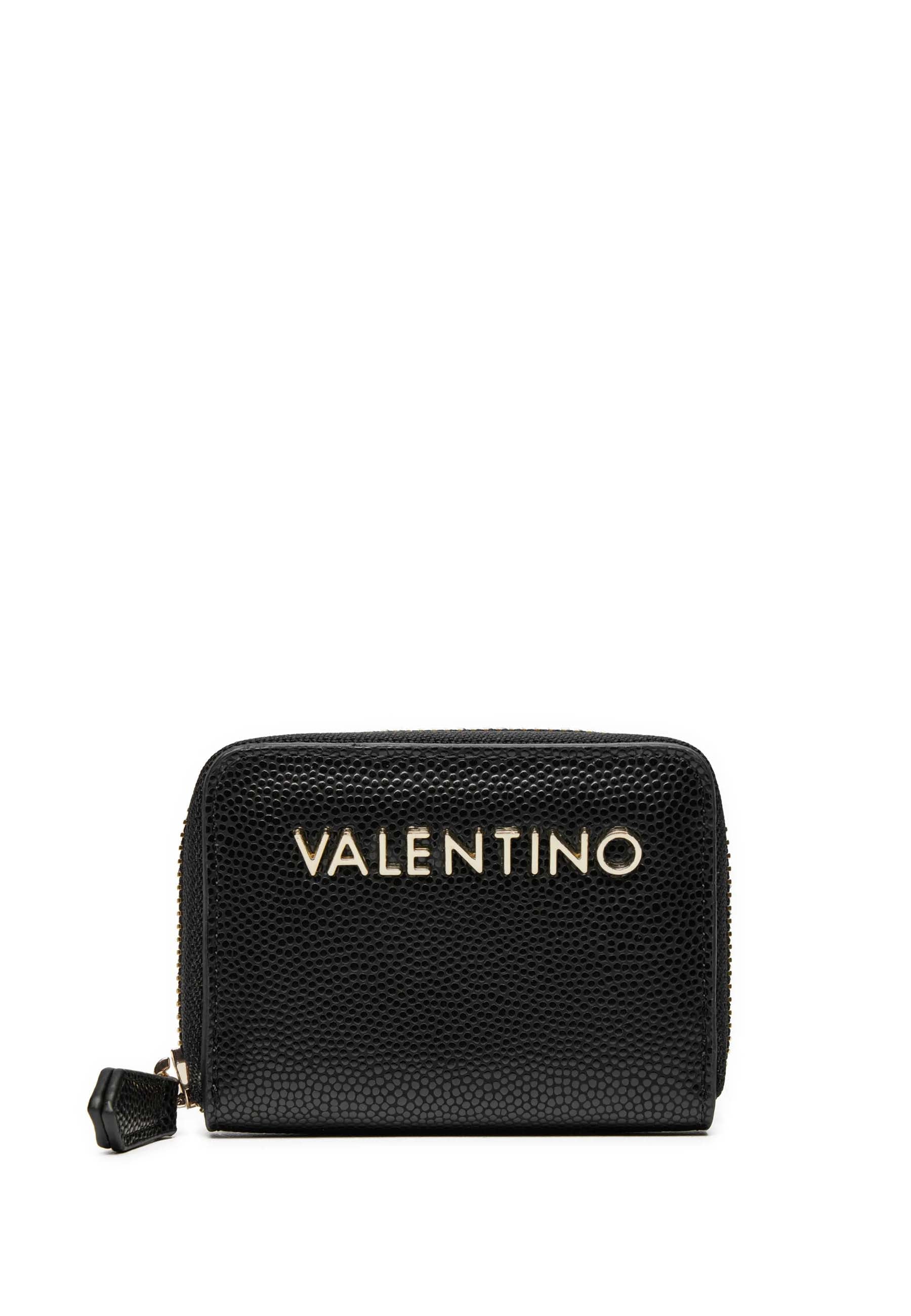 Portafogli Nero Oro Valentino