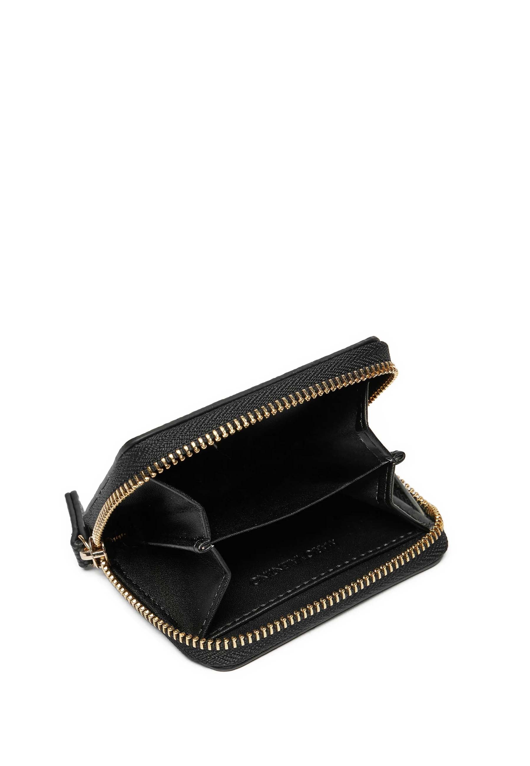 Portafogli Nero Oro Valentino