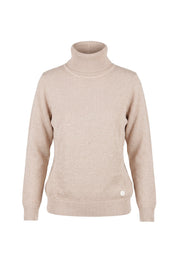 Maglia a collo alto Beige Yes-zee
