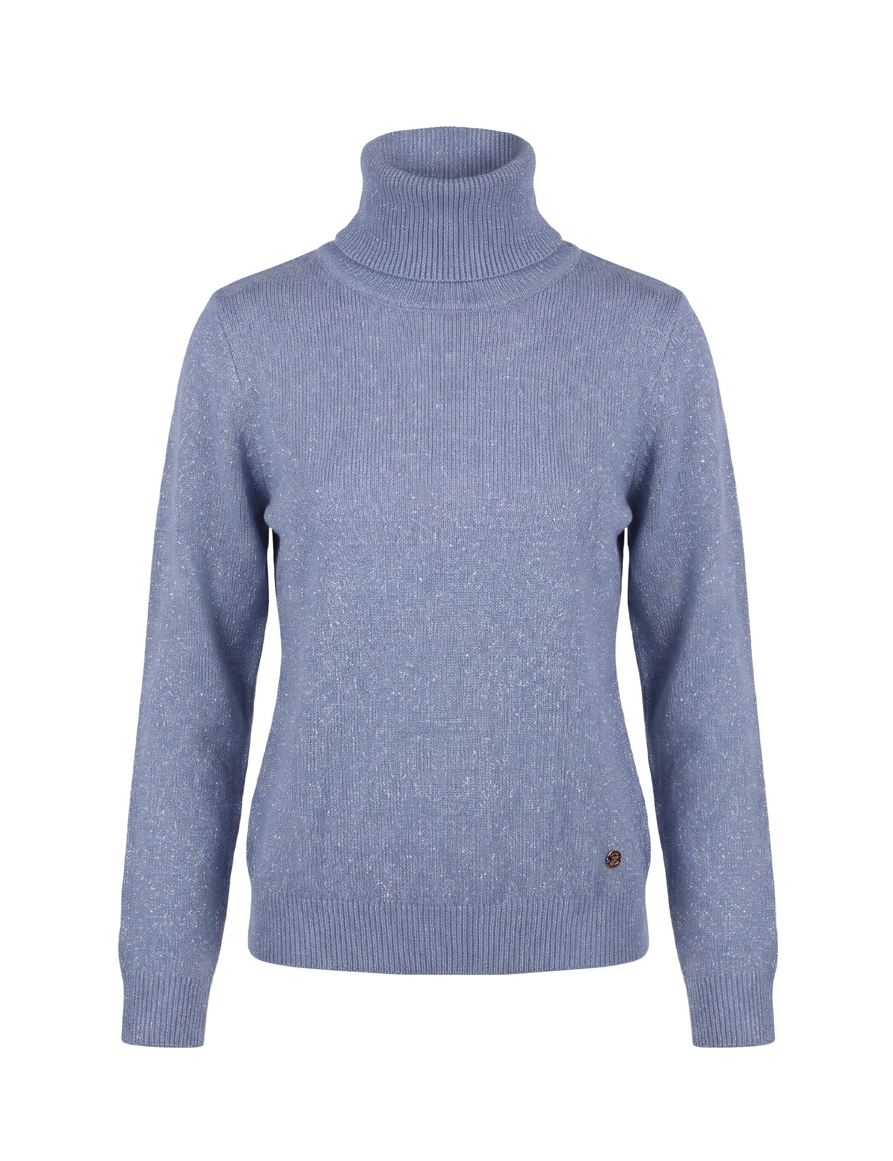 Maglia a collo alto Blu Yes-zee