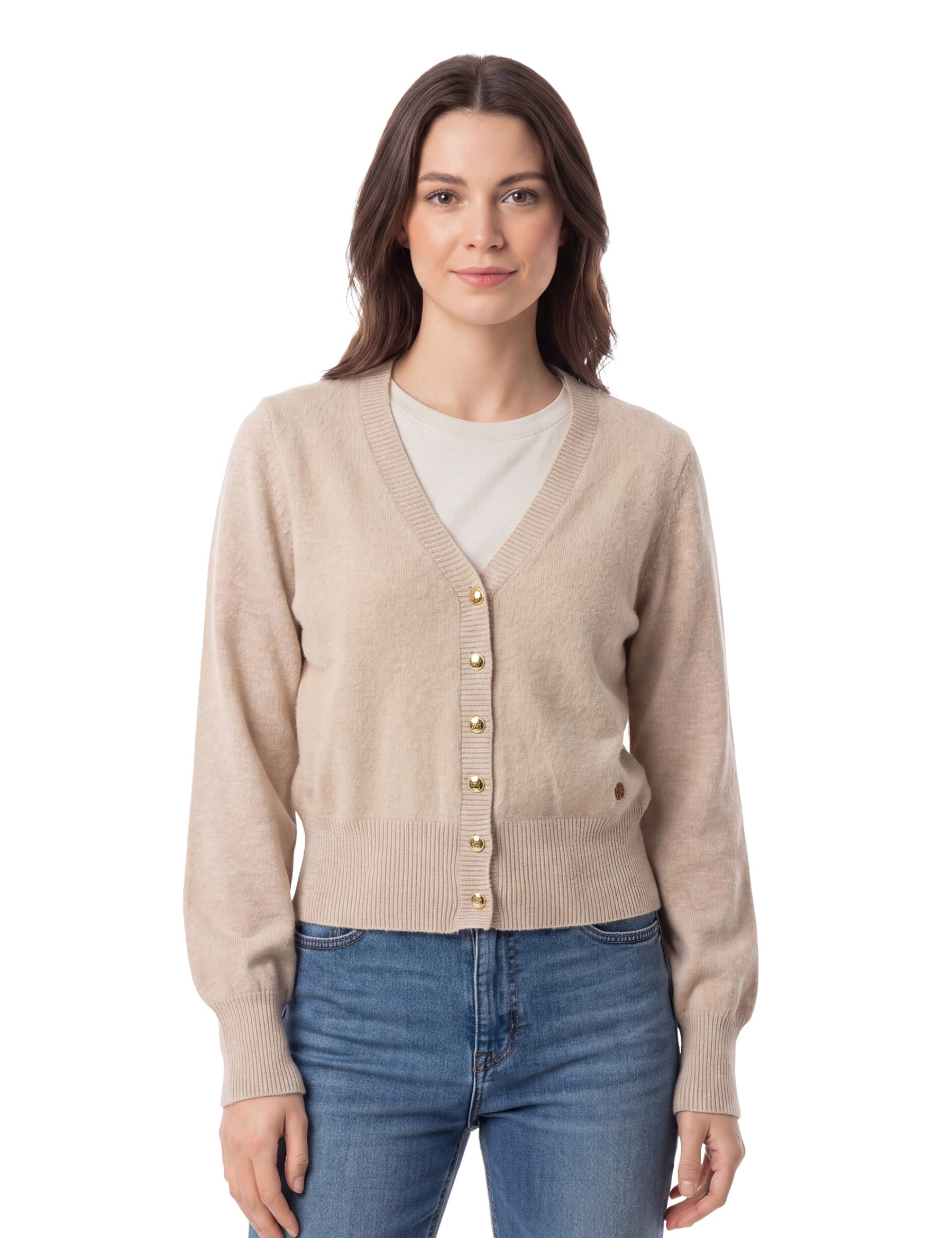 Cardigan Beige Yes-zee