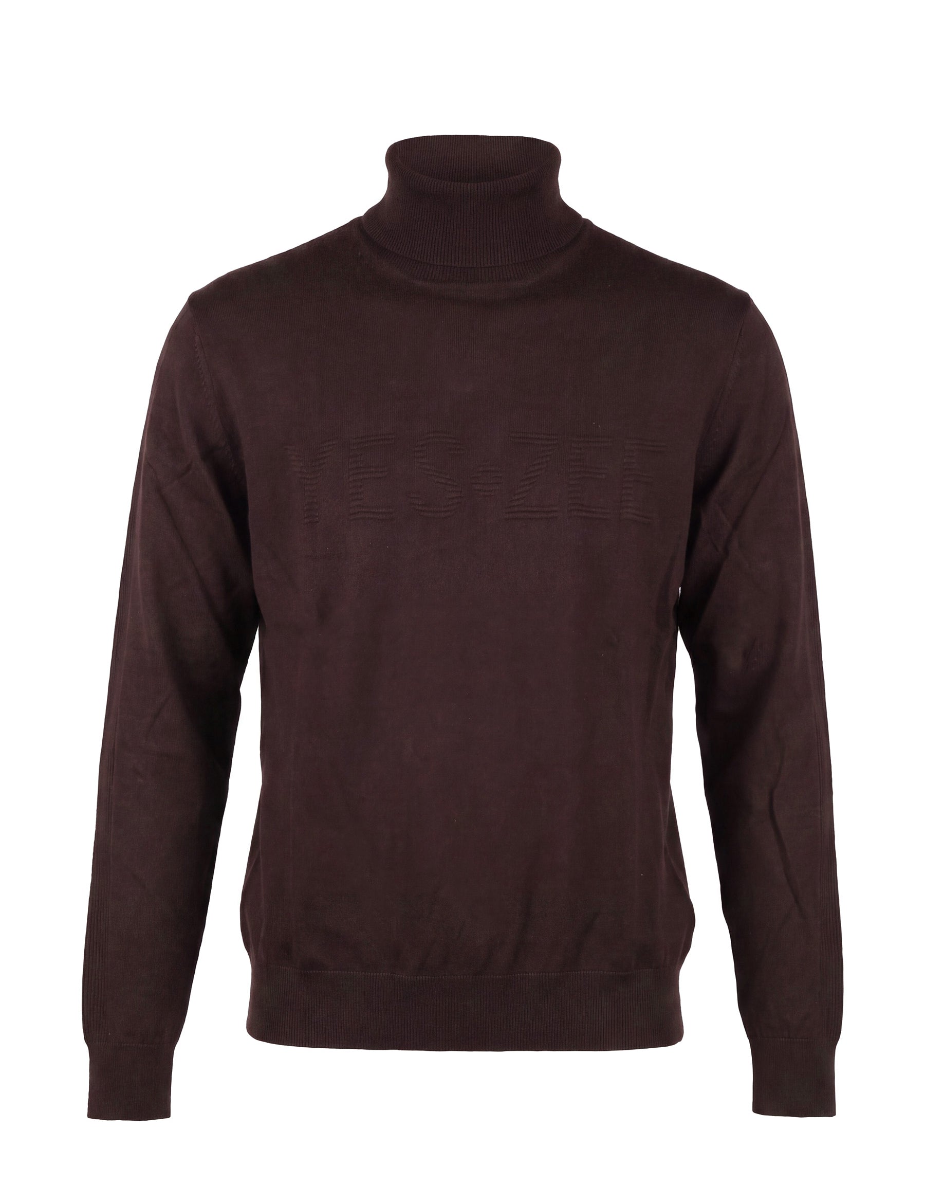 Maglia a collo alto Marrone Yes-zee