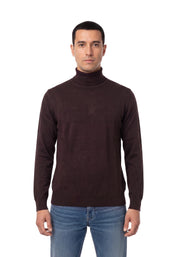 Maglia a collo alto Marrone Yes-zee
