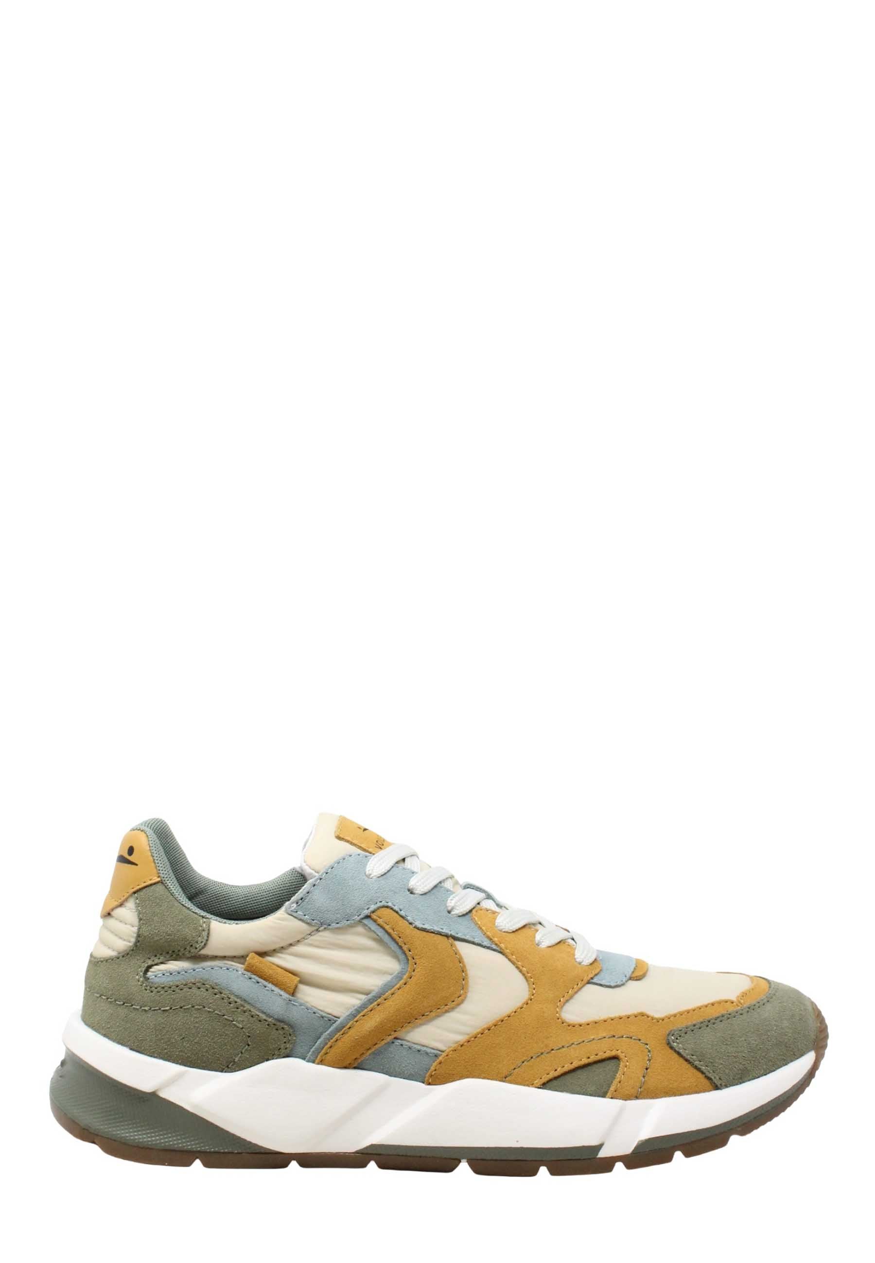 Sneakers Verde Voile Blanche