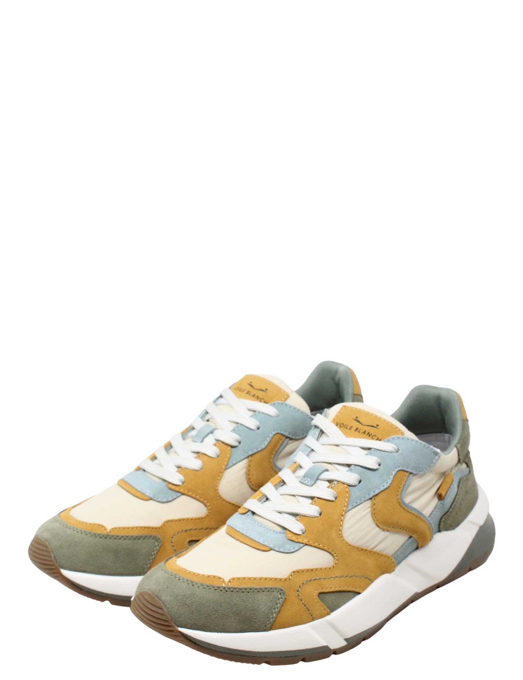 Sneakers Verde Voile Blanche