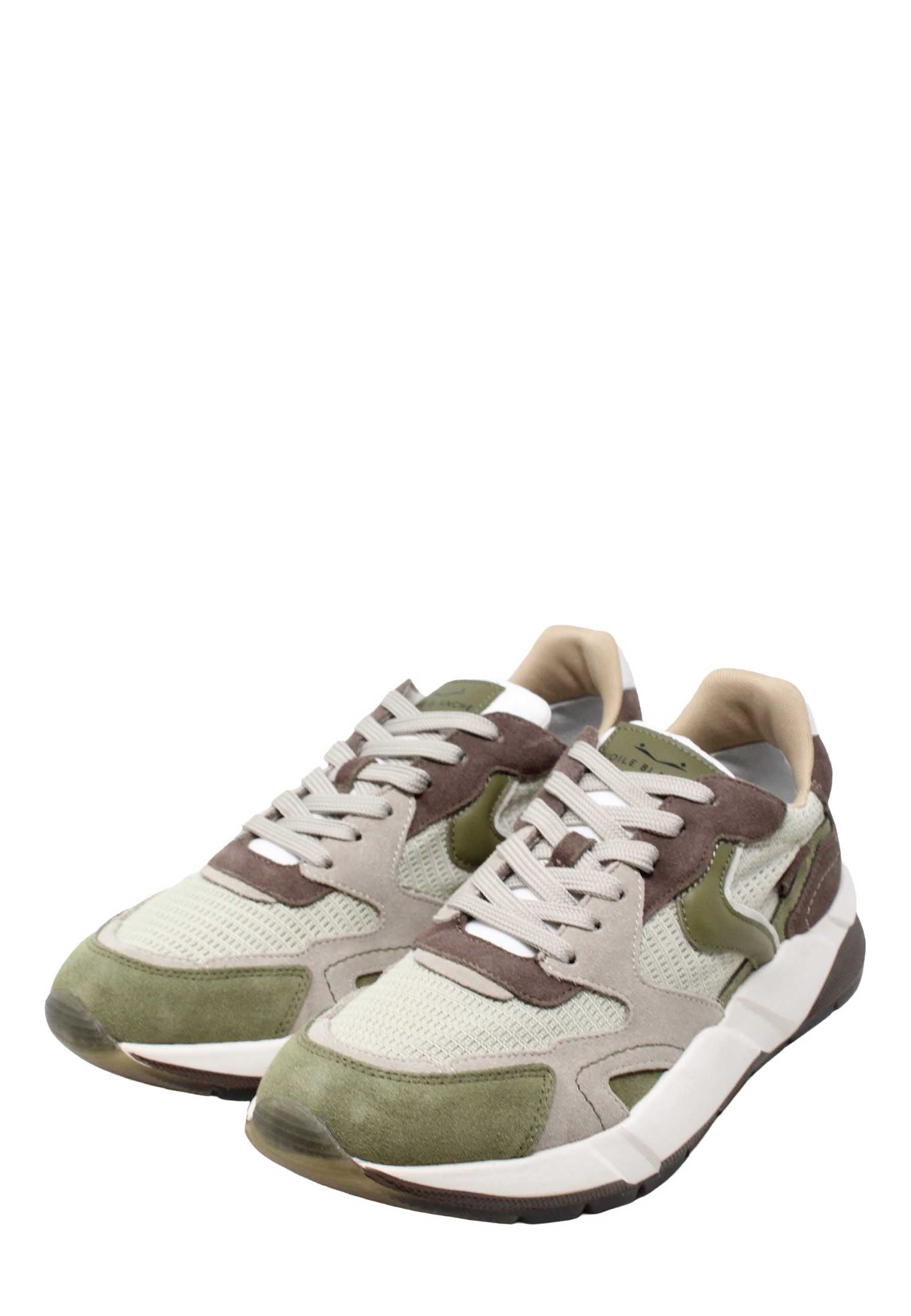 Sneakers Verde Voile Blanche