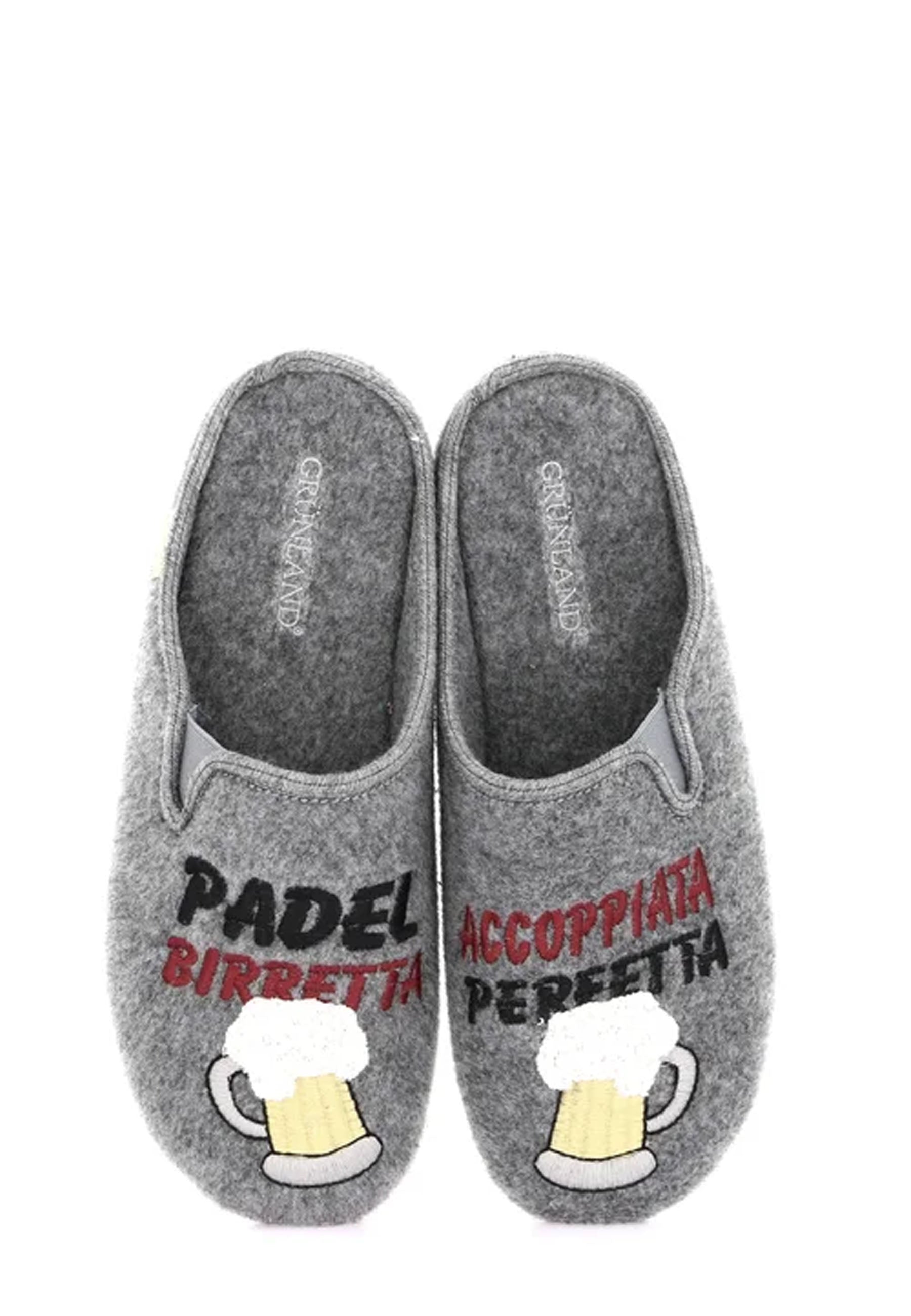 Pantofole Grigio Grunland
