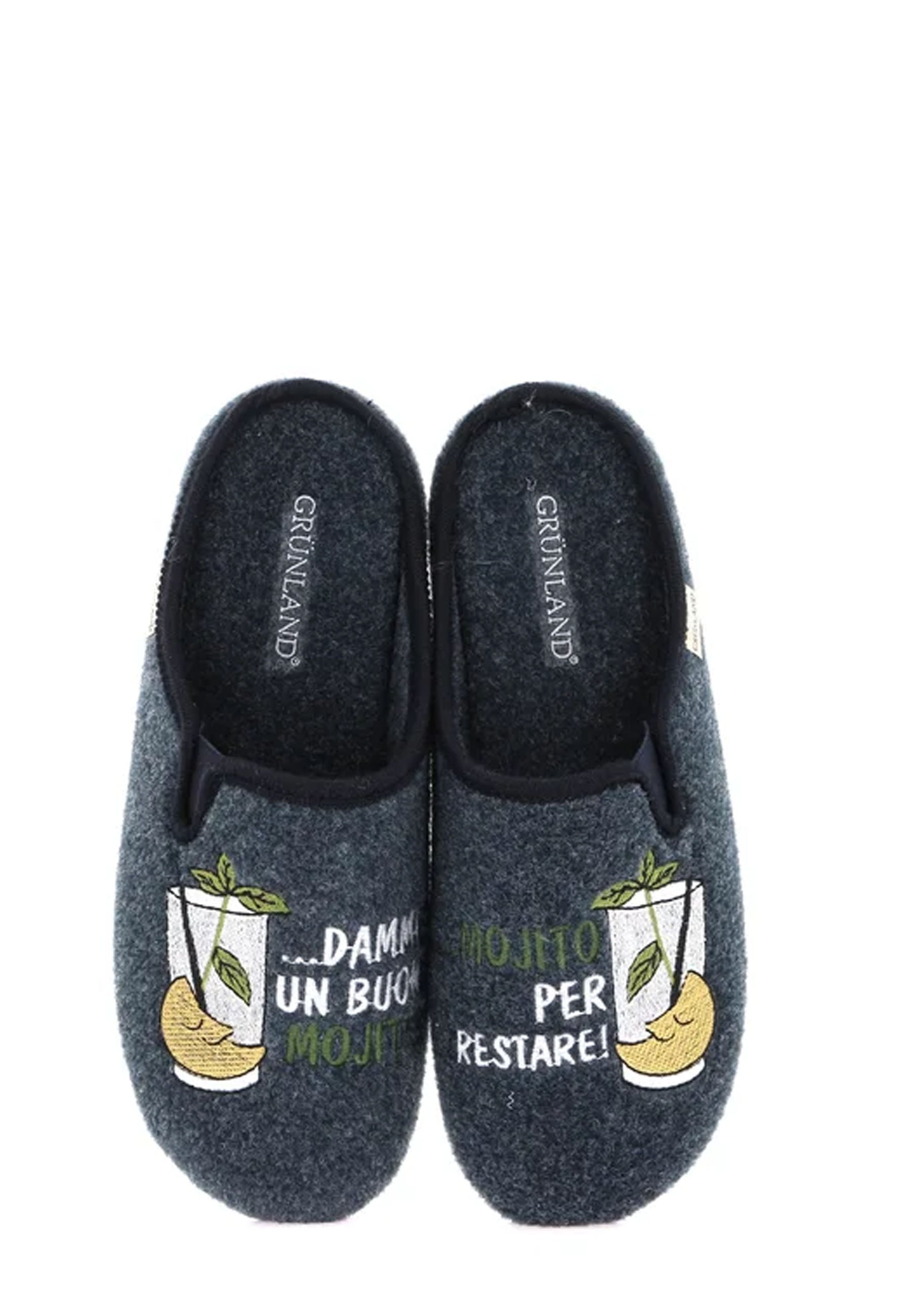 Pantofole Blu Grunland