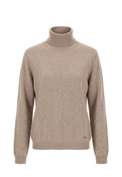Maglia a collo alto Beige Yes-zee