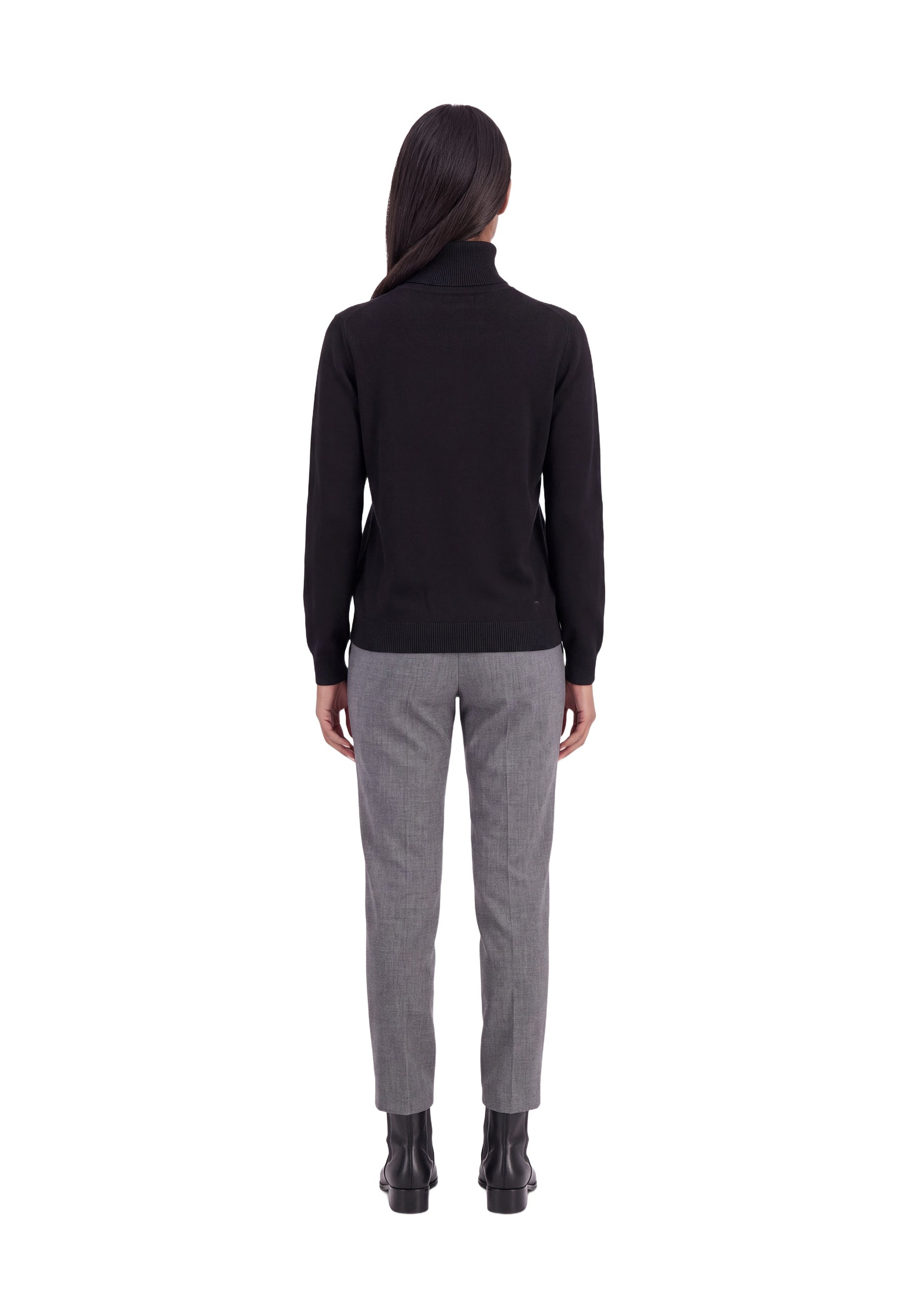Maglia a collo alto Nero Yes-zee