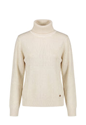Maglia a collo alto Avorio Yes-zee