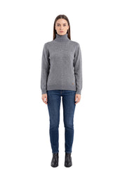 Maglia a collo alto Grigio Yes-zee