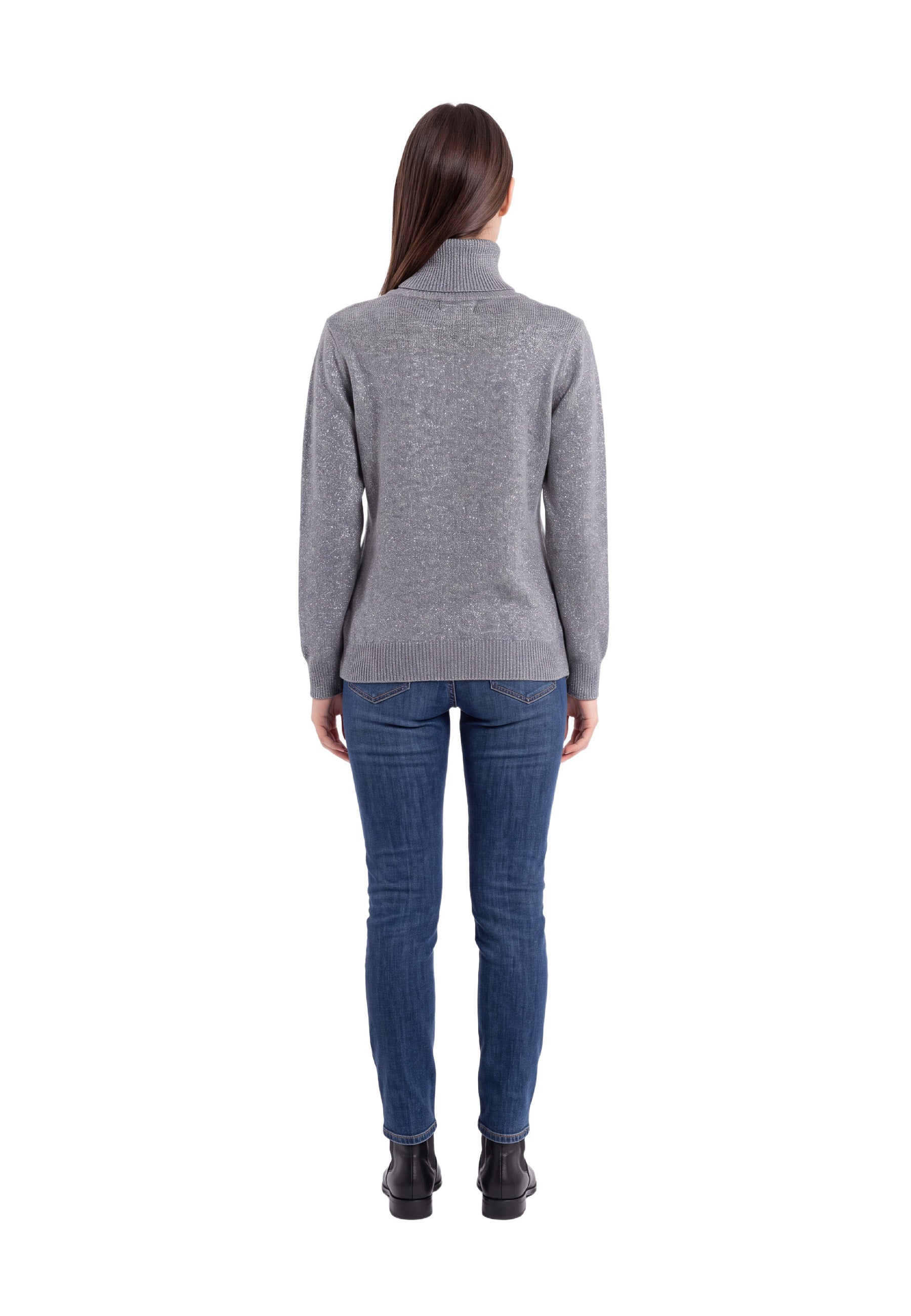 Maglia a collo alto Grigio Yes-zee