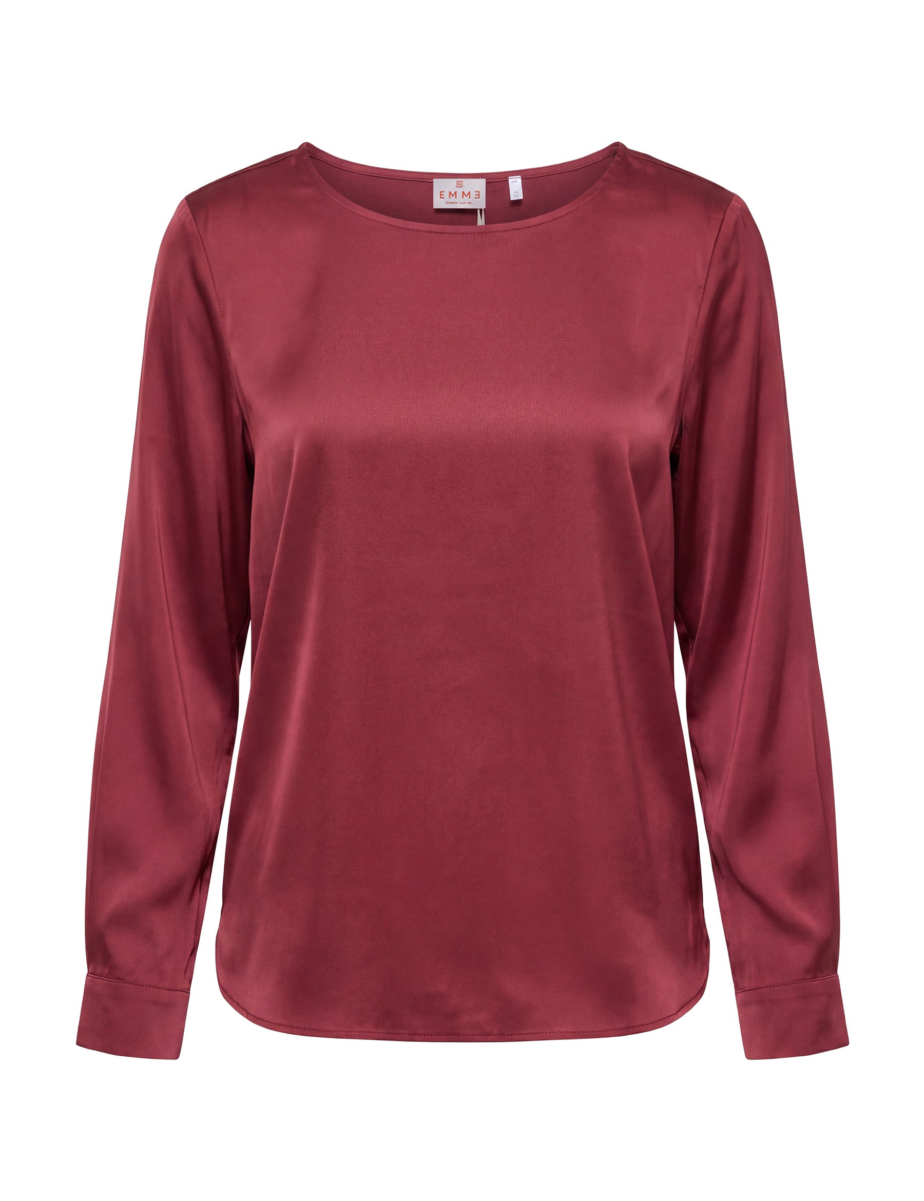 Bluse Bordeaux Emme