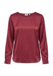 Bluse Bordeaux Emme