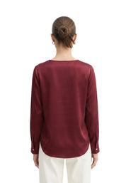 Bluse Bordeaux Emme
