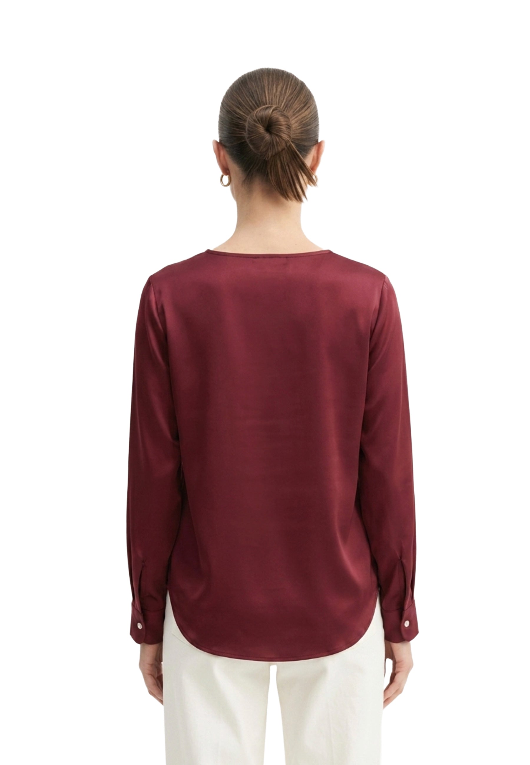 Bluse Bordeaux Emme