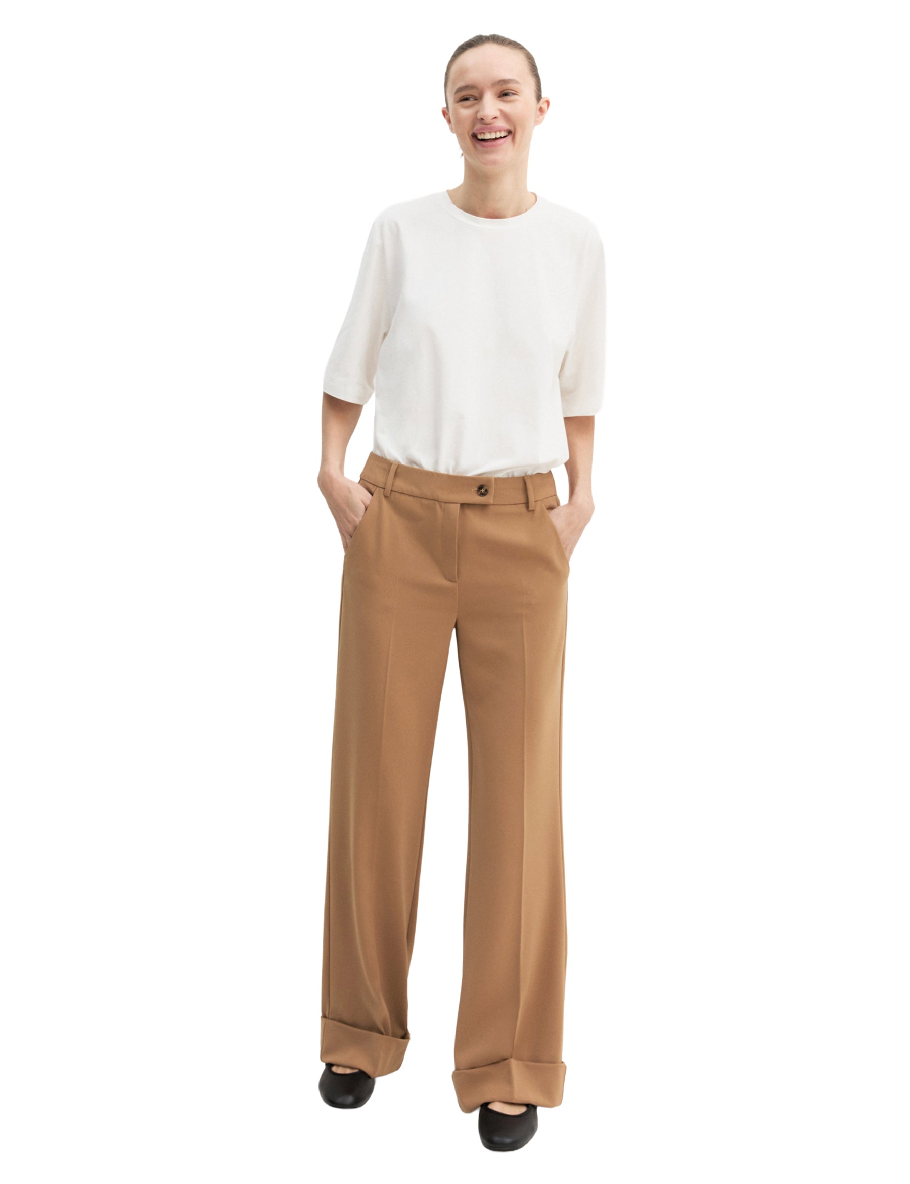 Pantaloni Beige Emme