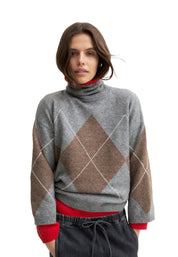 Maglia a collo alto Grigio Emme