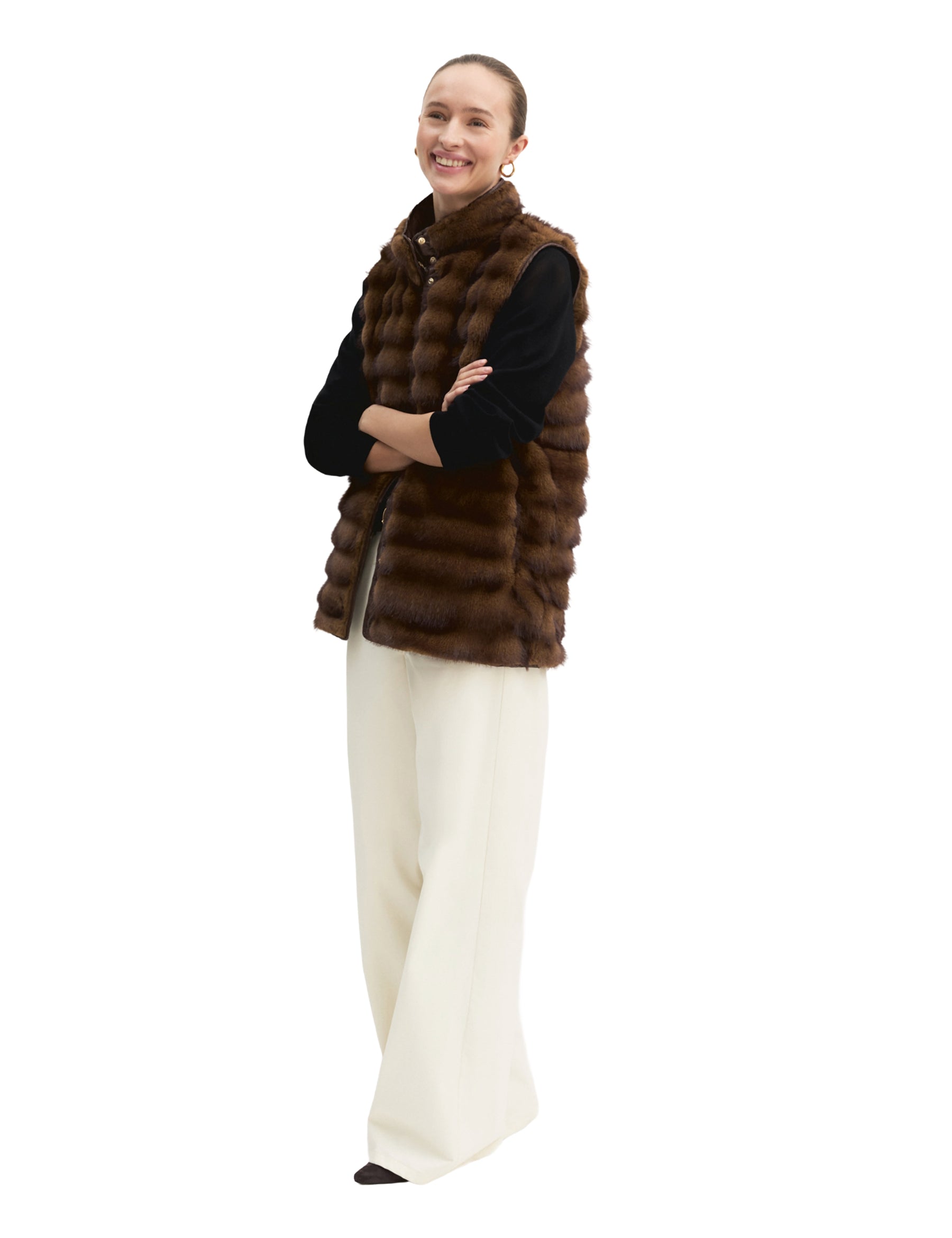 Gilet Marrone Emme
