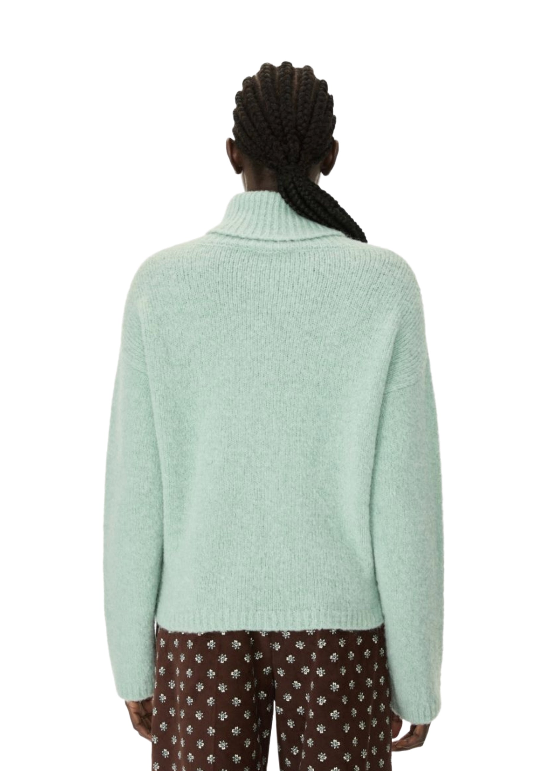 Maglia a collo alto Verde Iblues