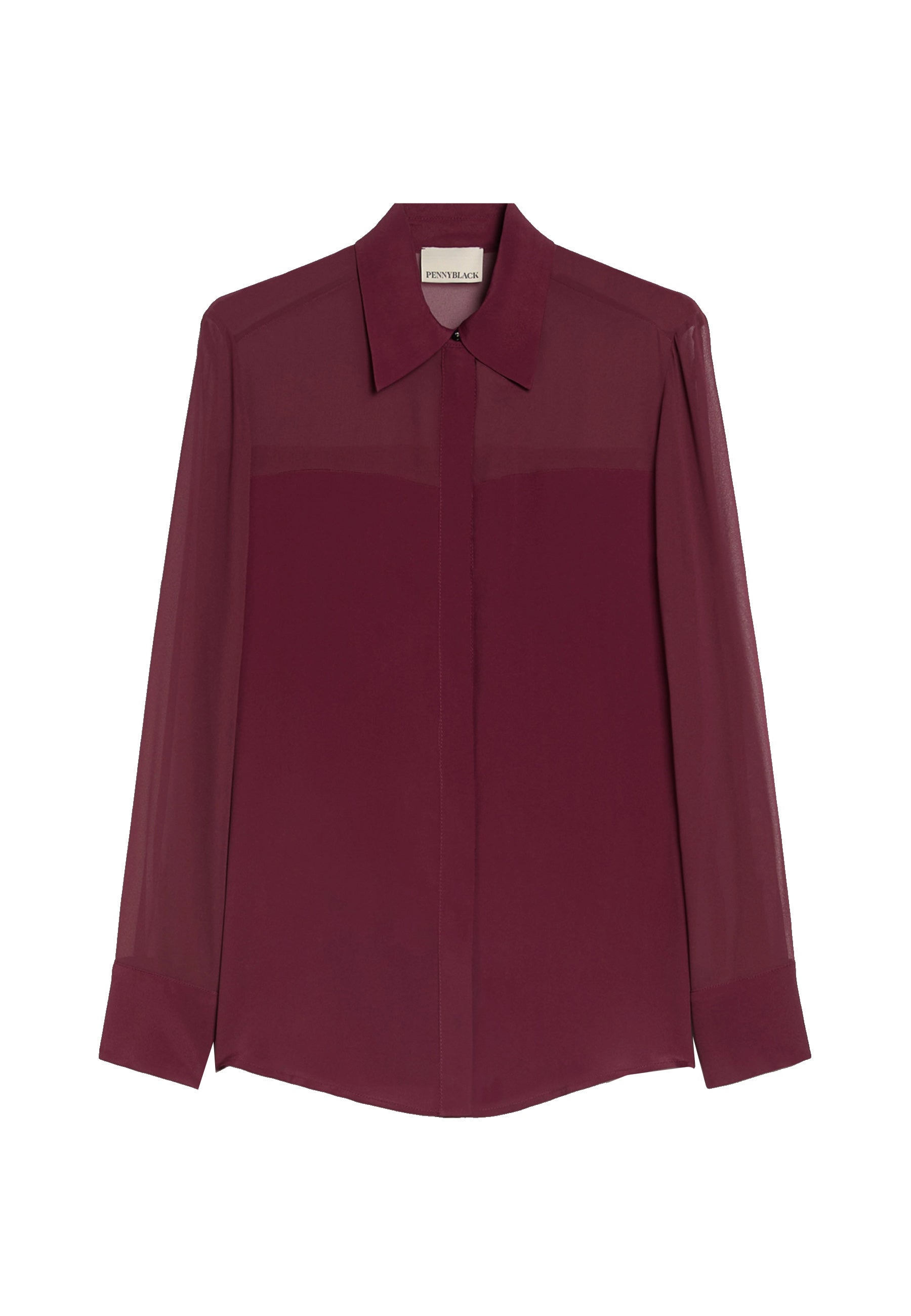 Camicie Bordeaux Pennyblack