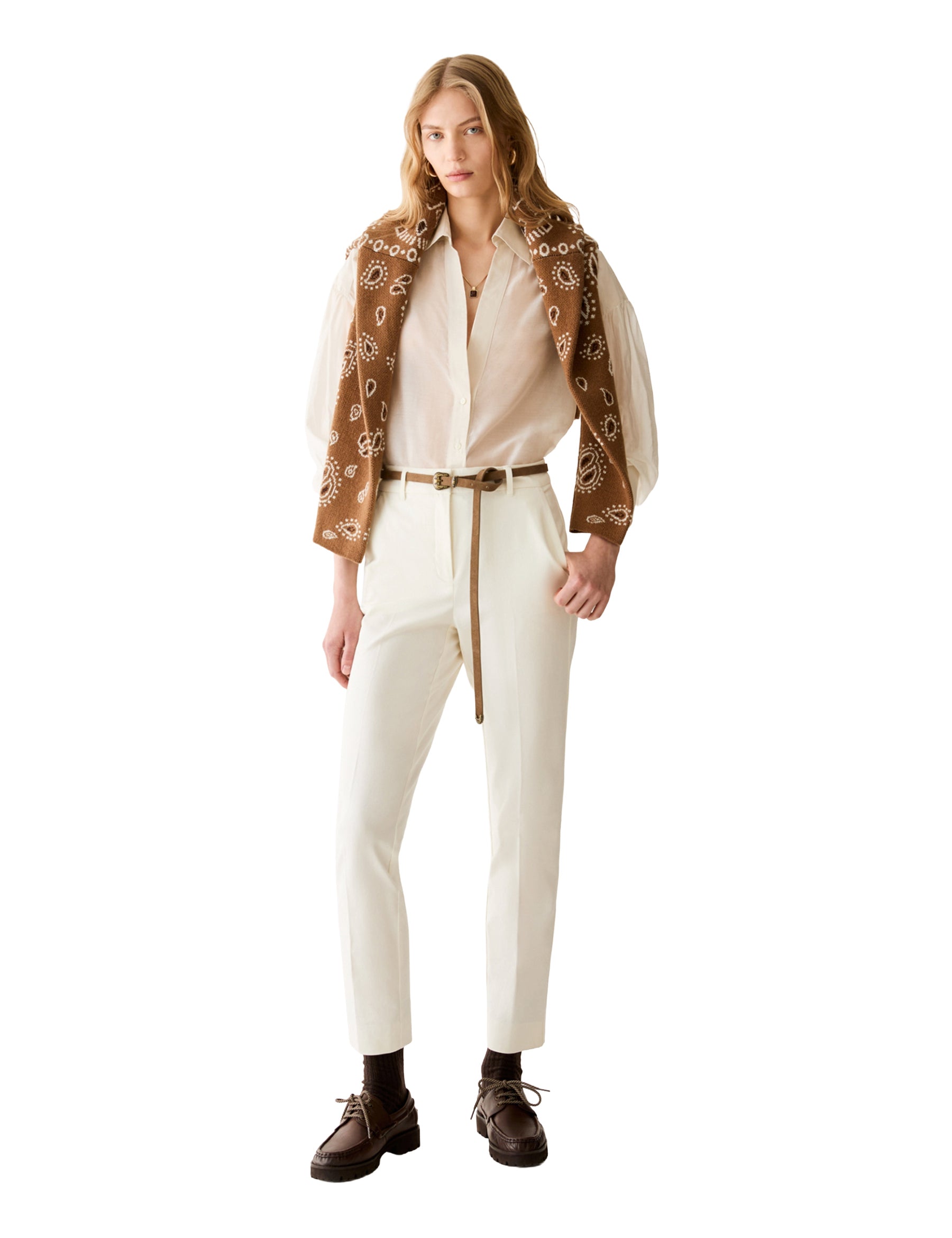 Pantaloni Bianco Pennyblack